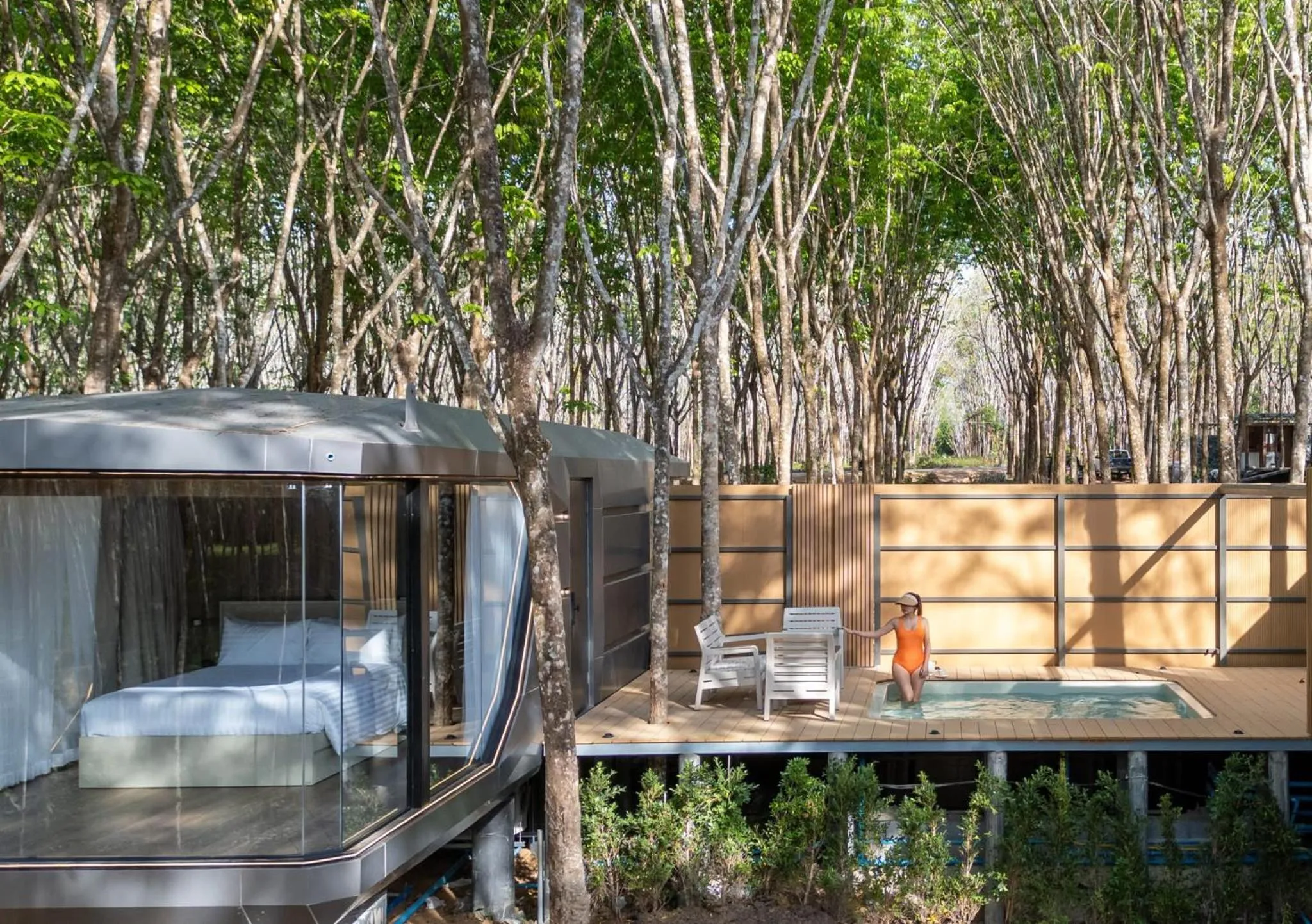 Patio in Timber Society Boutique Hideaway