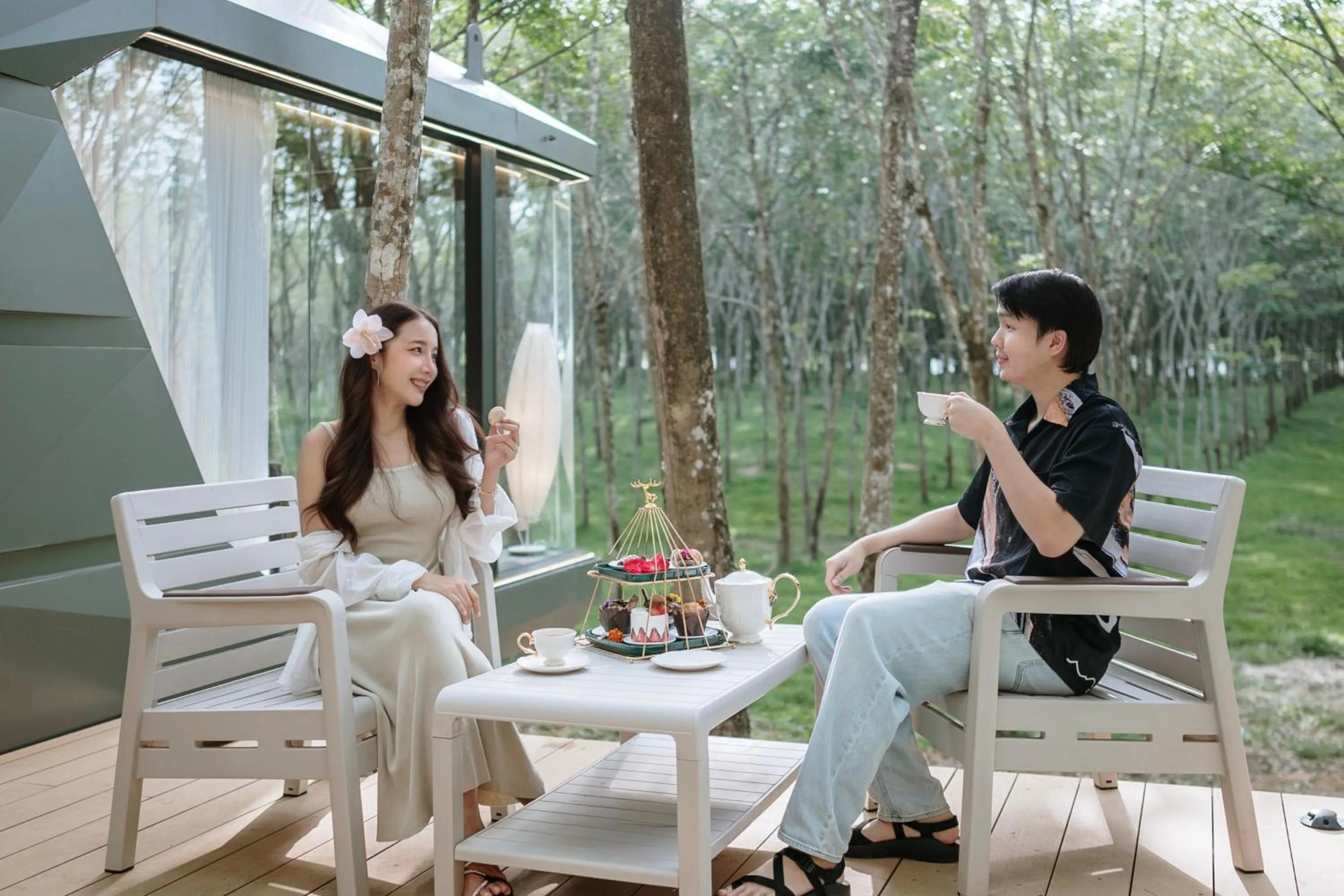 Patio in Timber Society Boutique Hideaway