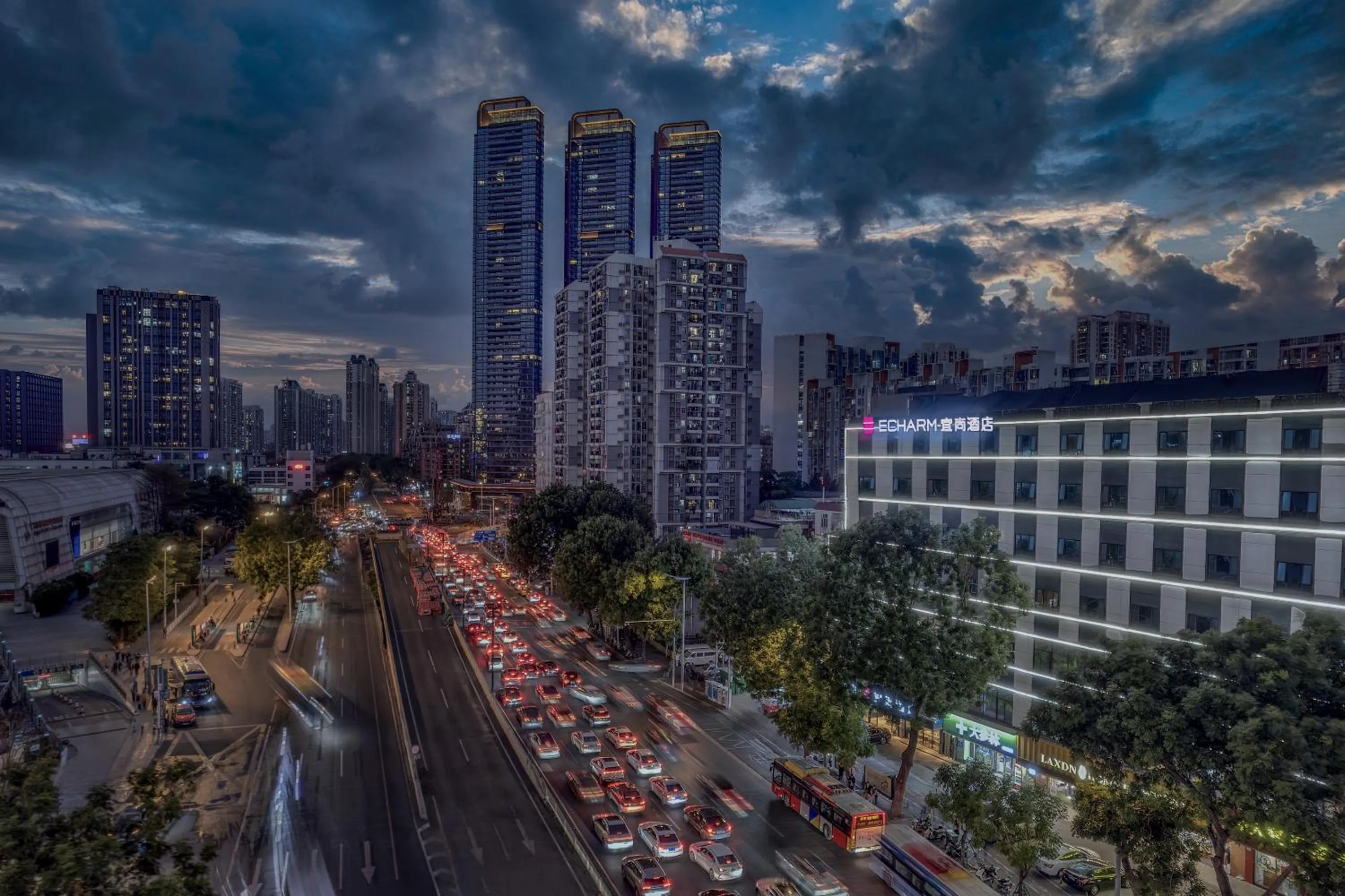 Property building in Echarm International Hotel Nanzhou Metro Station Branch