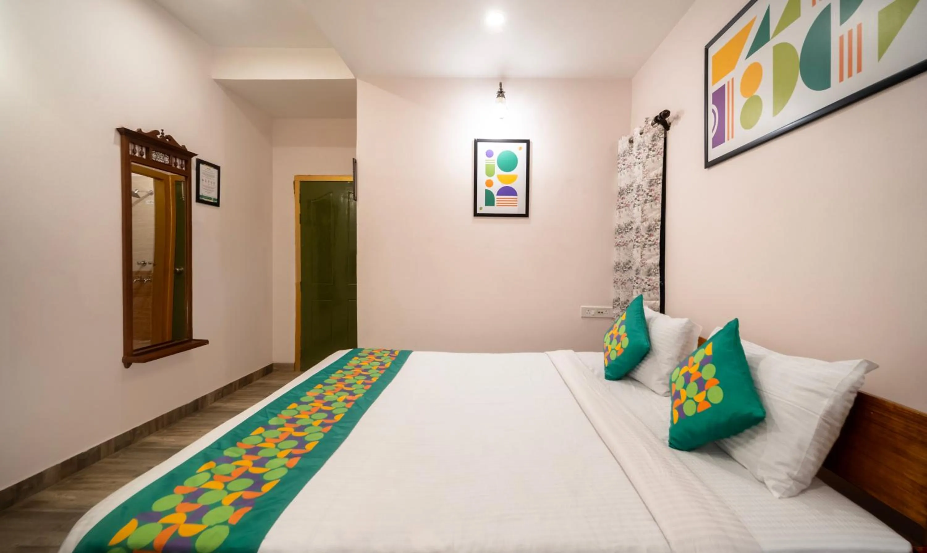 Bedroom, Bed in Treebo Kashvijoy, 7 Km From Kamakhya Temple