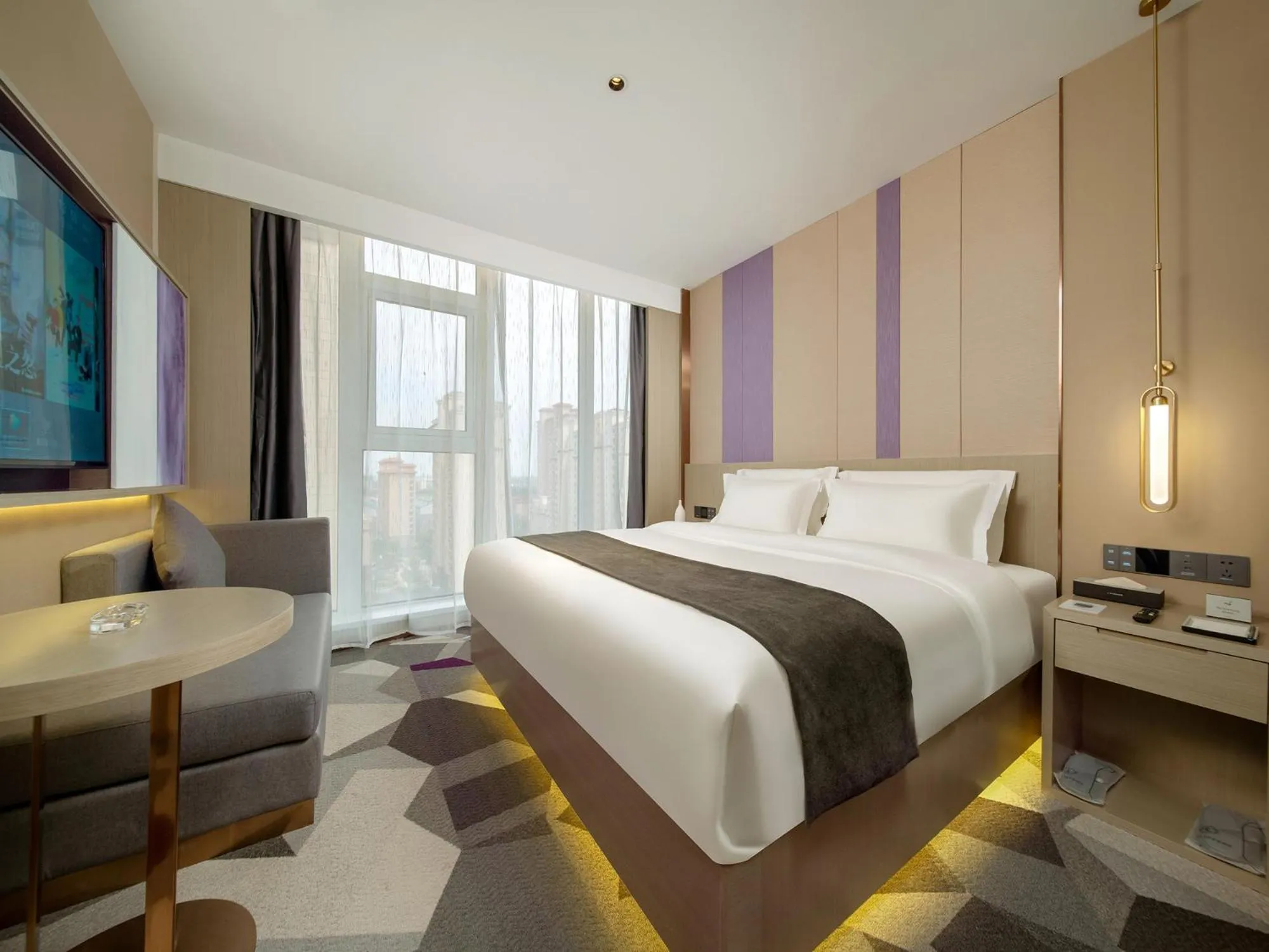 Bed in Lavande Hotel Credit Building of Gaocheng District, Shijiazhuang City