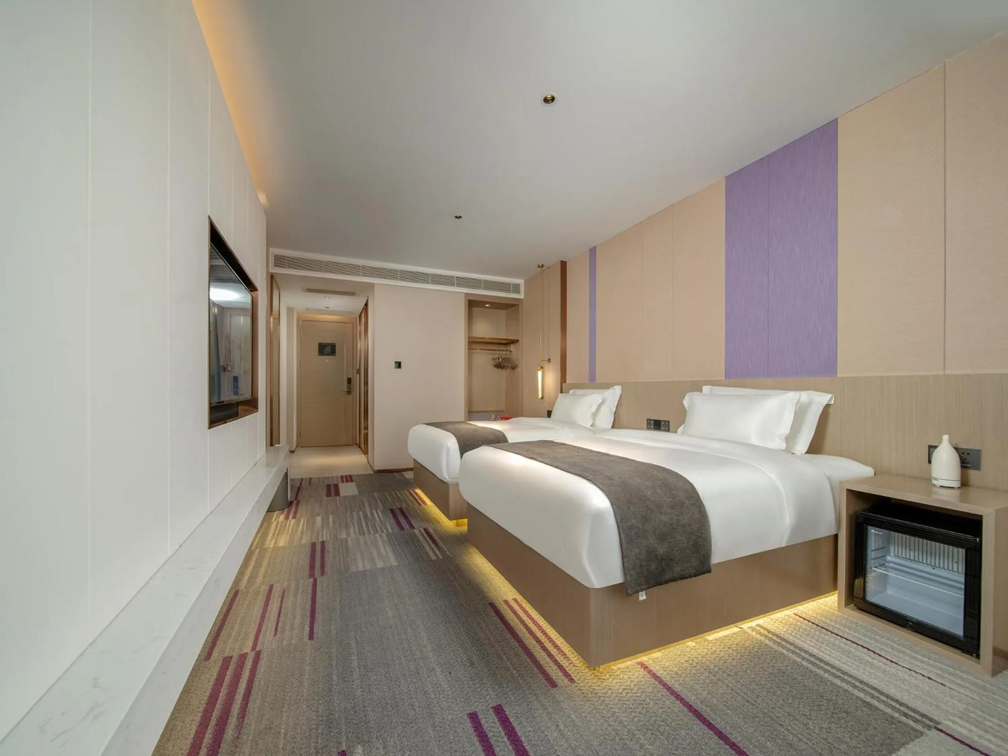 Bed in Lavande Hotel Credit Building of Gaocheng District, Shijiazhuang City