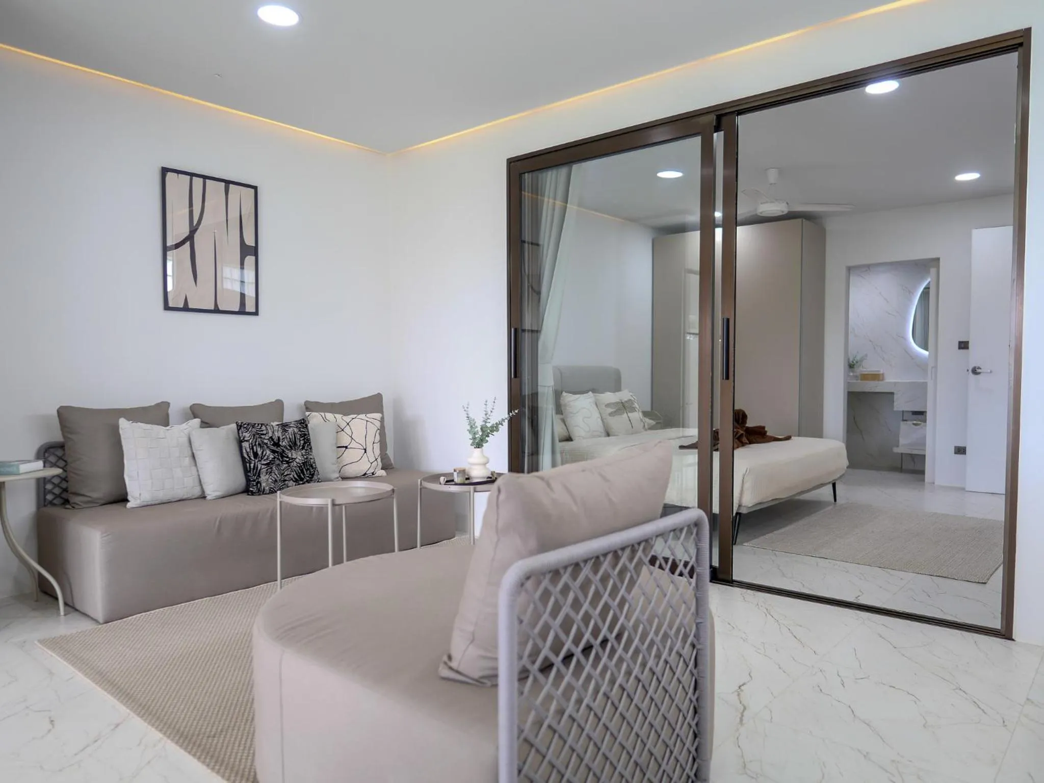 Bed in Beachside Residence