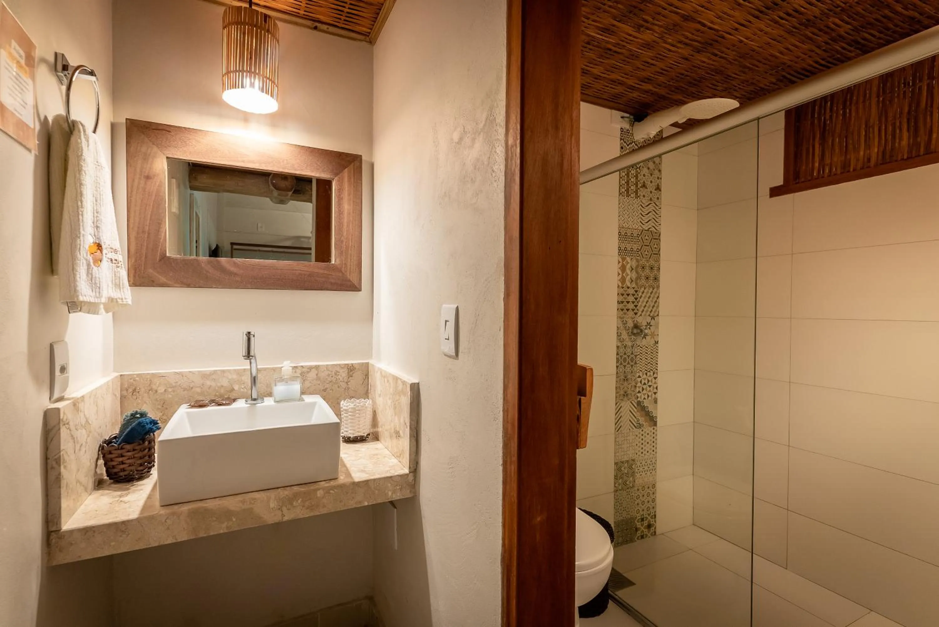 Toilet in Pousada Cajueiro Trancoso