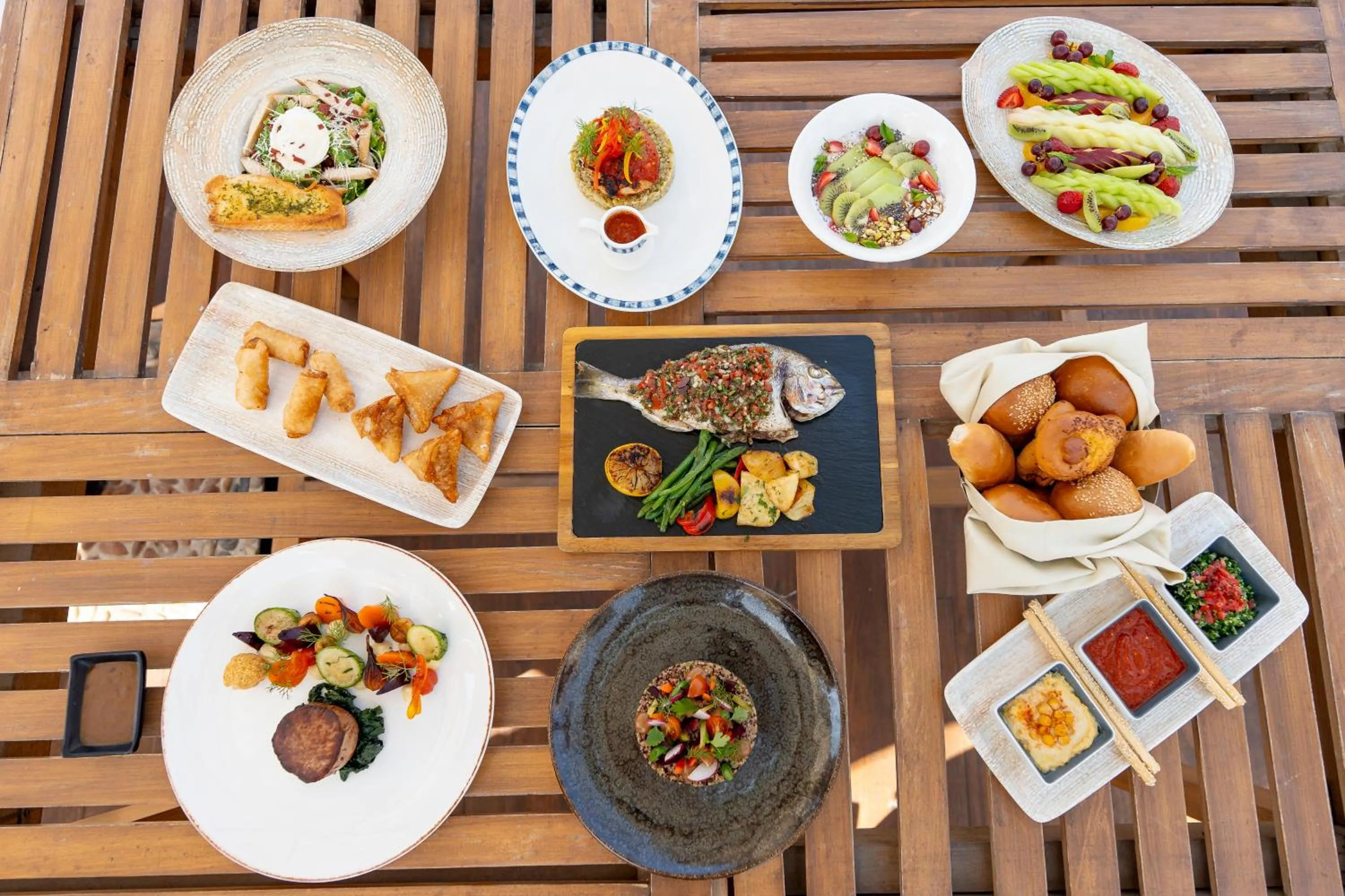 Food in Maison Maxim De Lesseps