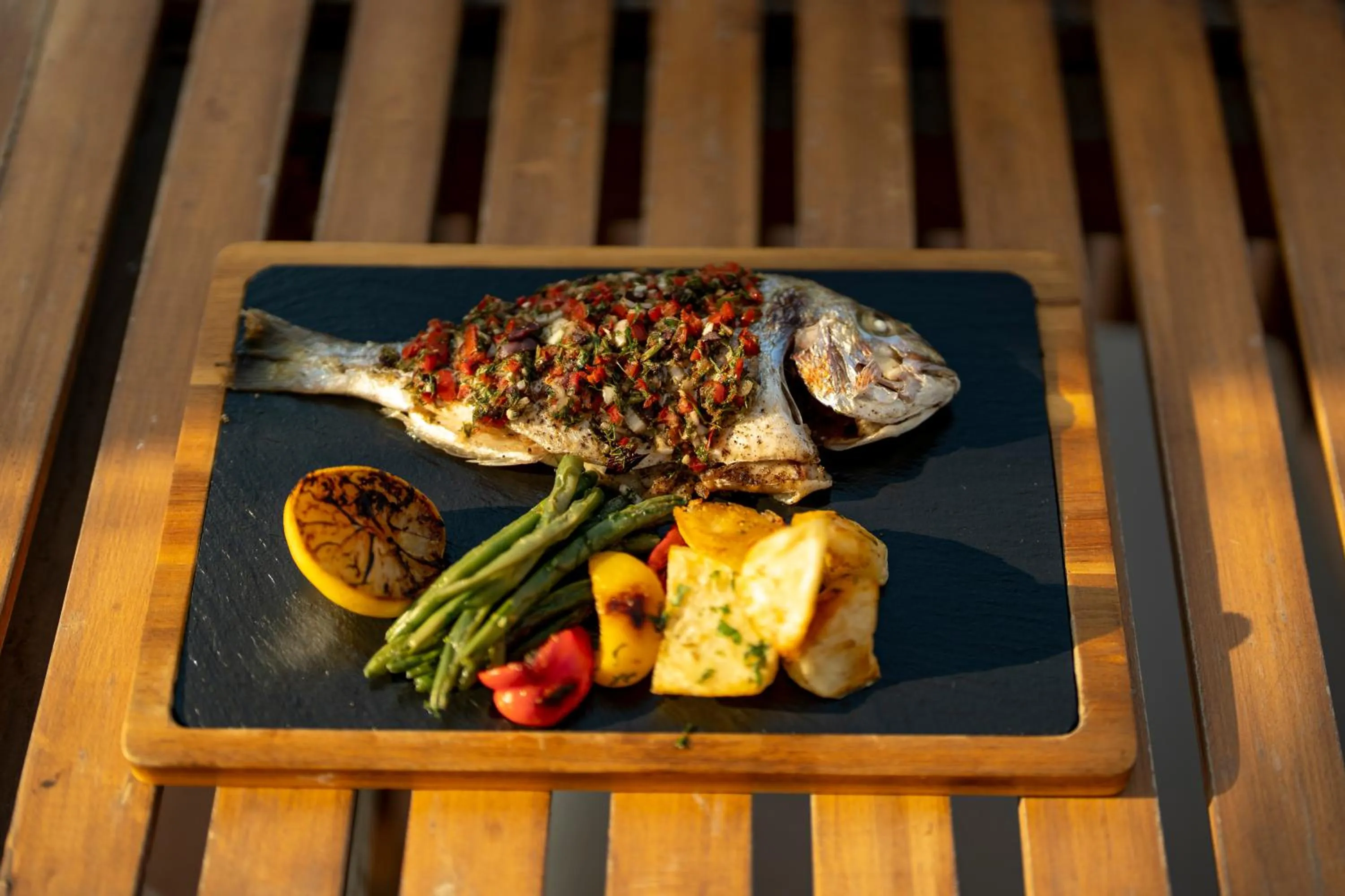 Food in Maison Maxim De Lesseps