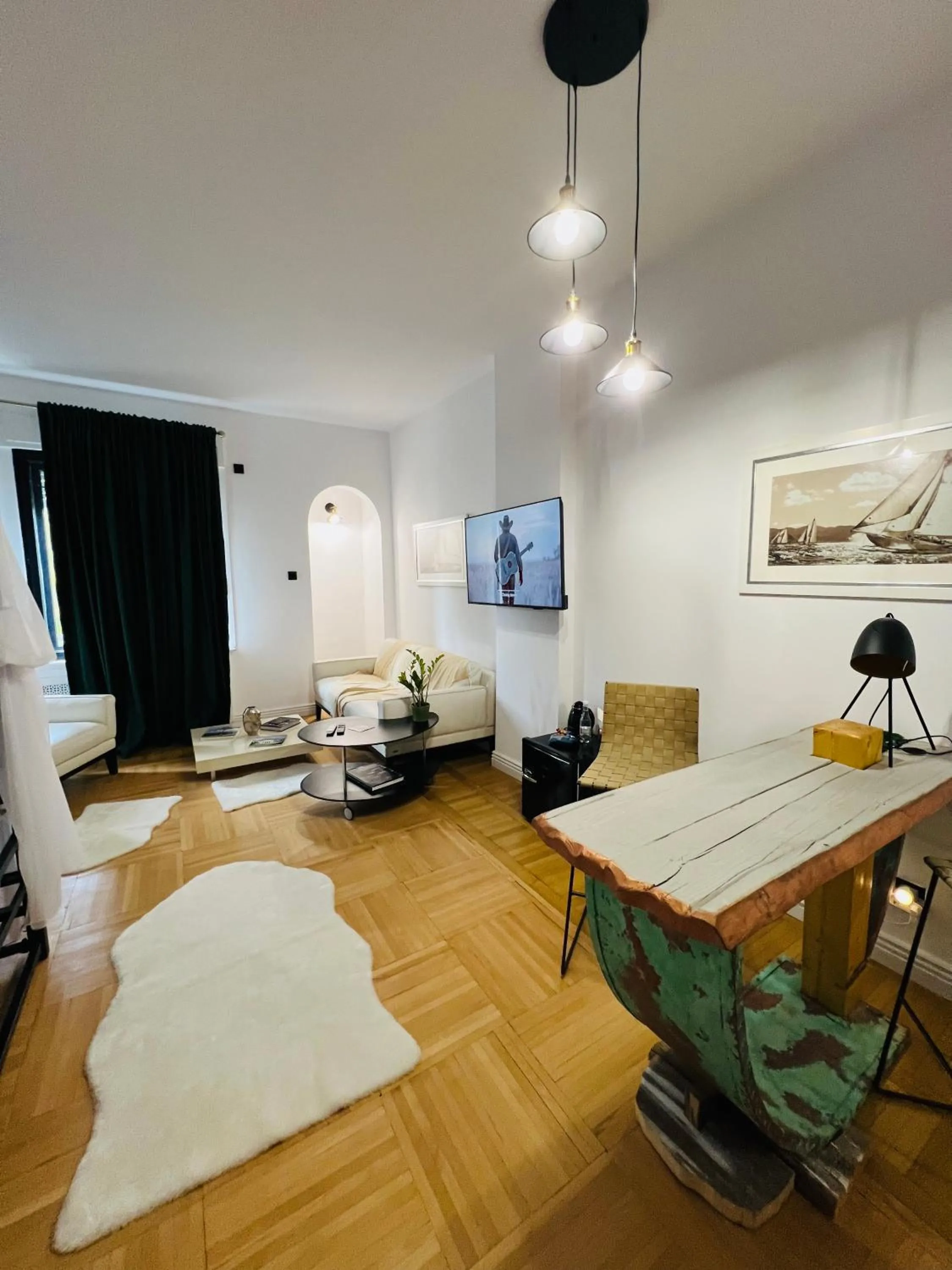 TV and multimedia, Bed in Art Boutique Residence