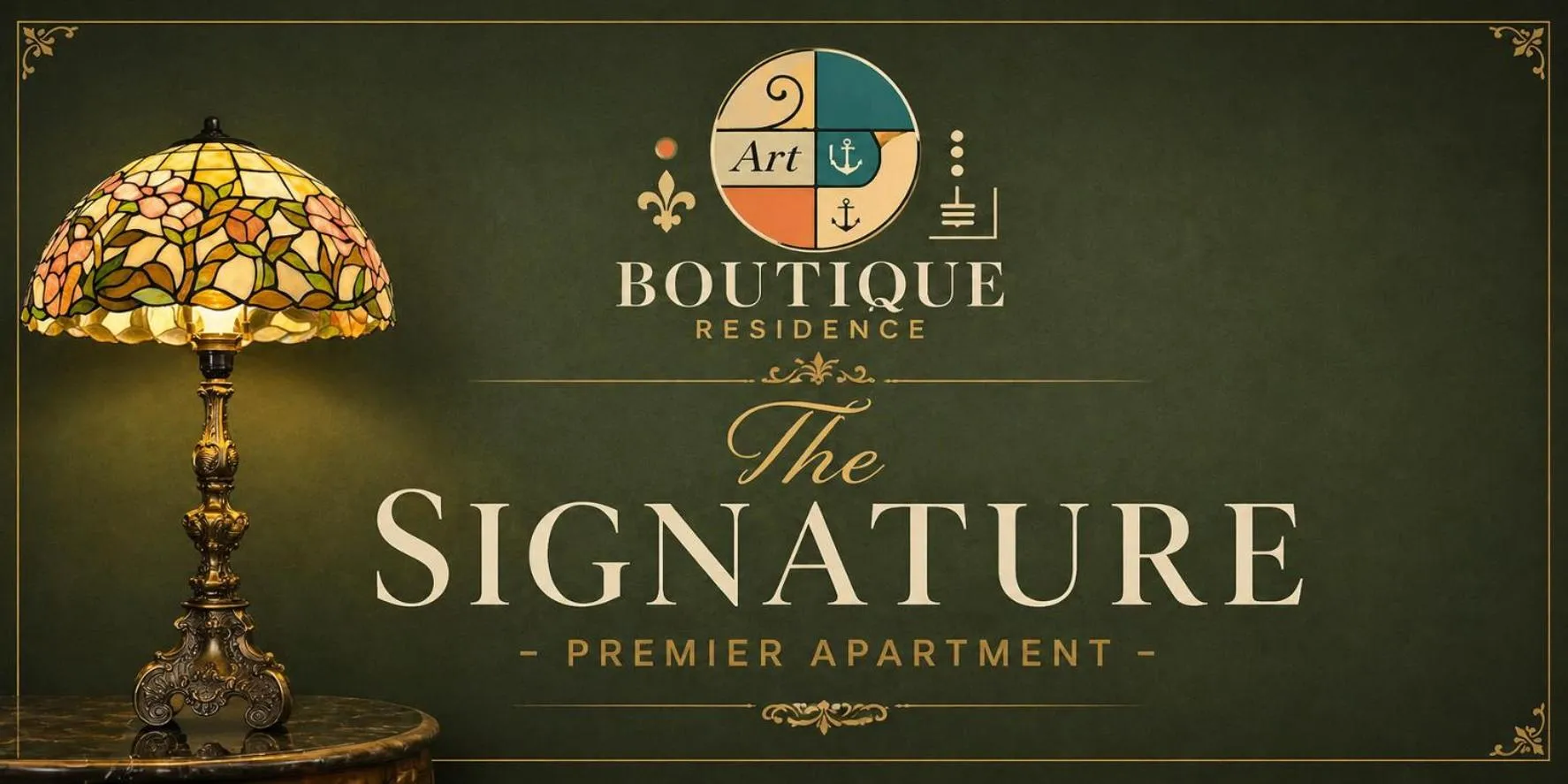 Logo/Certificate/Sign in Art Boutique Residence