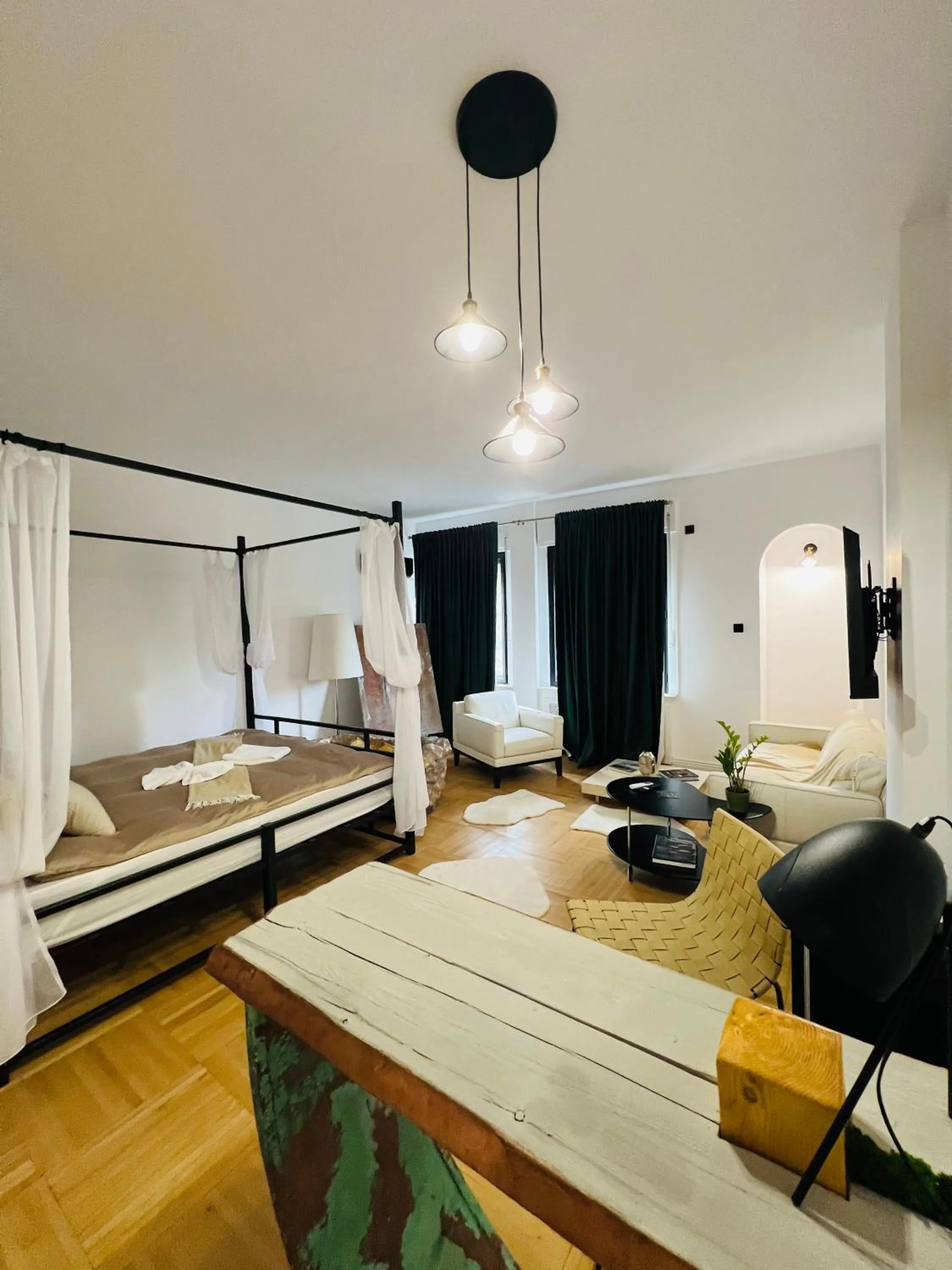 Bed in Art Boutique Residence