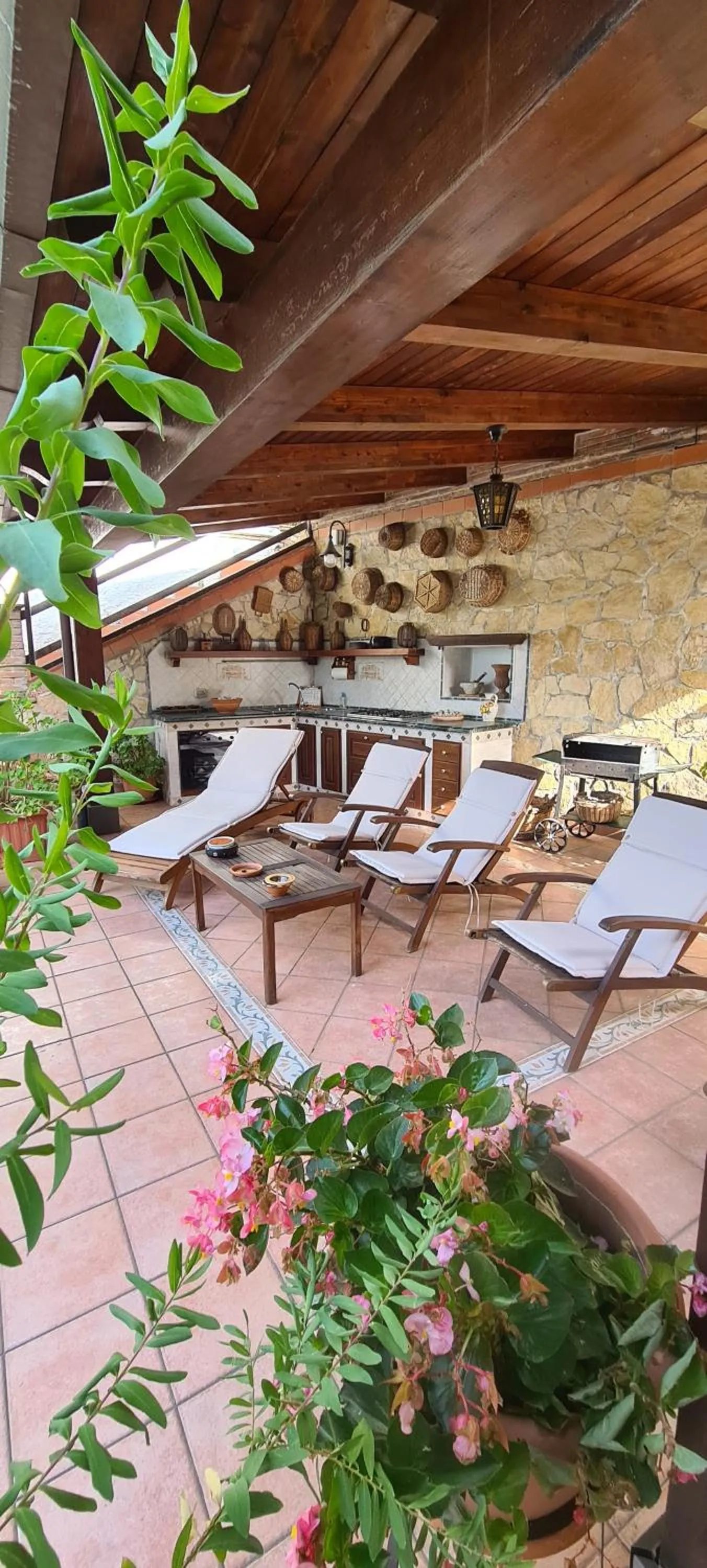 Garden in Villa Olga B&B