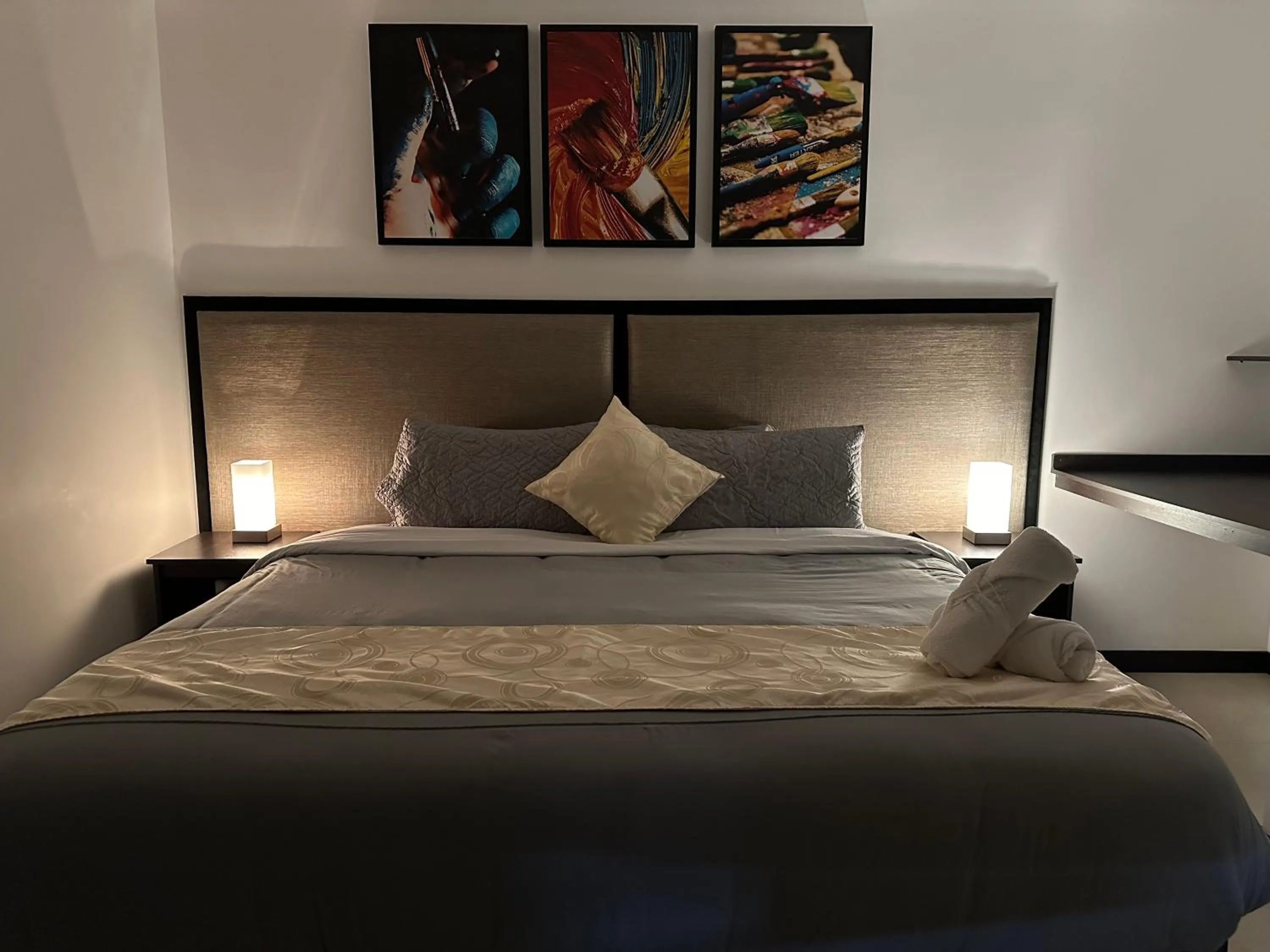 Bed in Beta Hotel