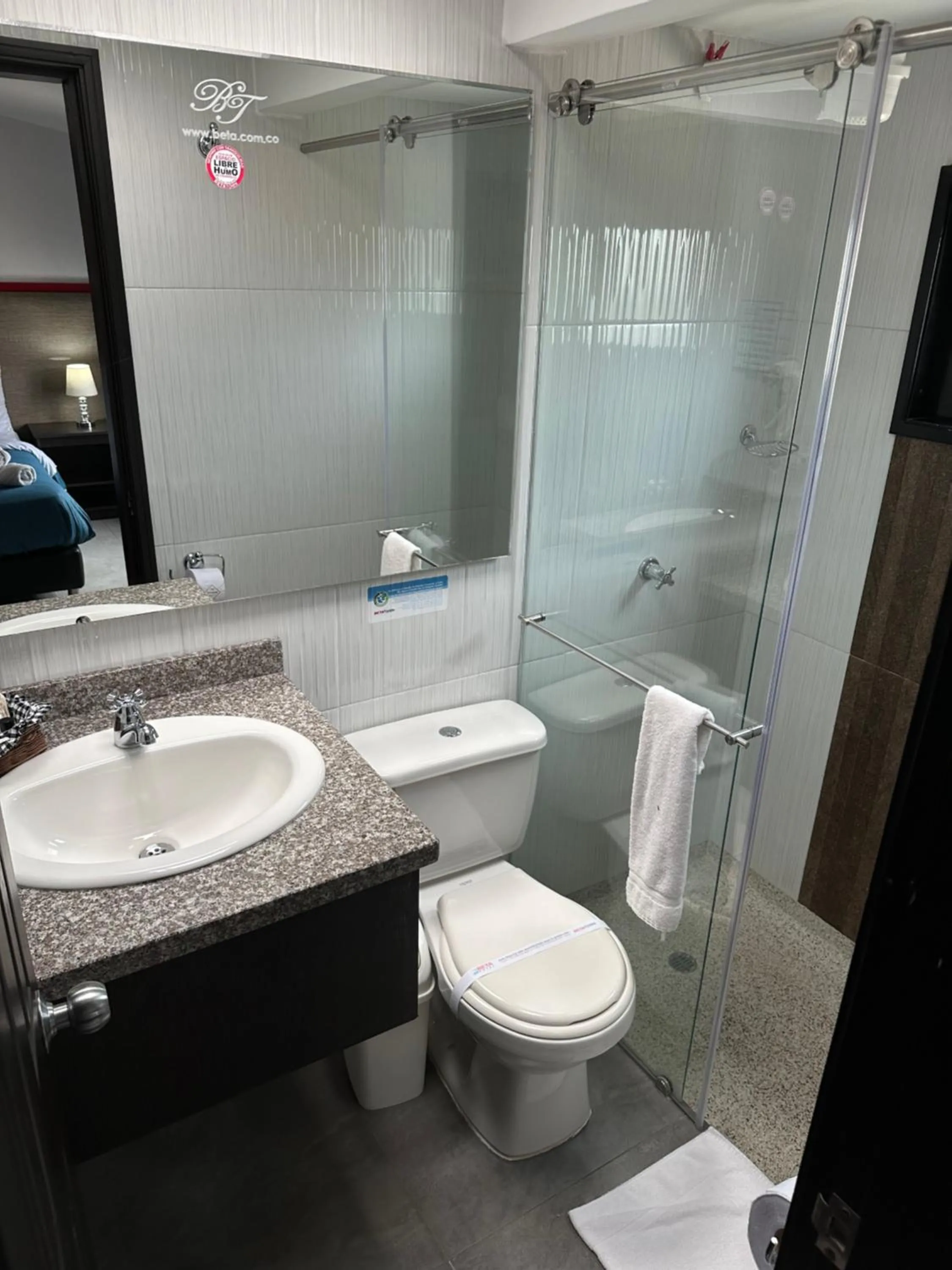 Bathroom in Beta Hotel