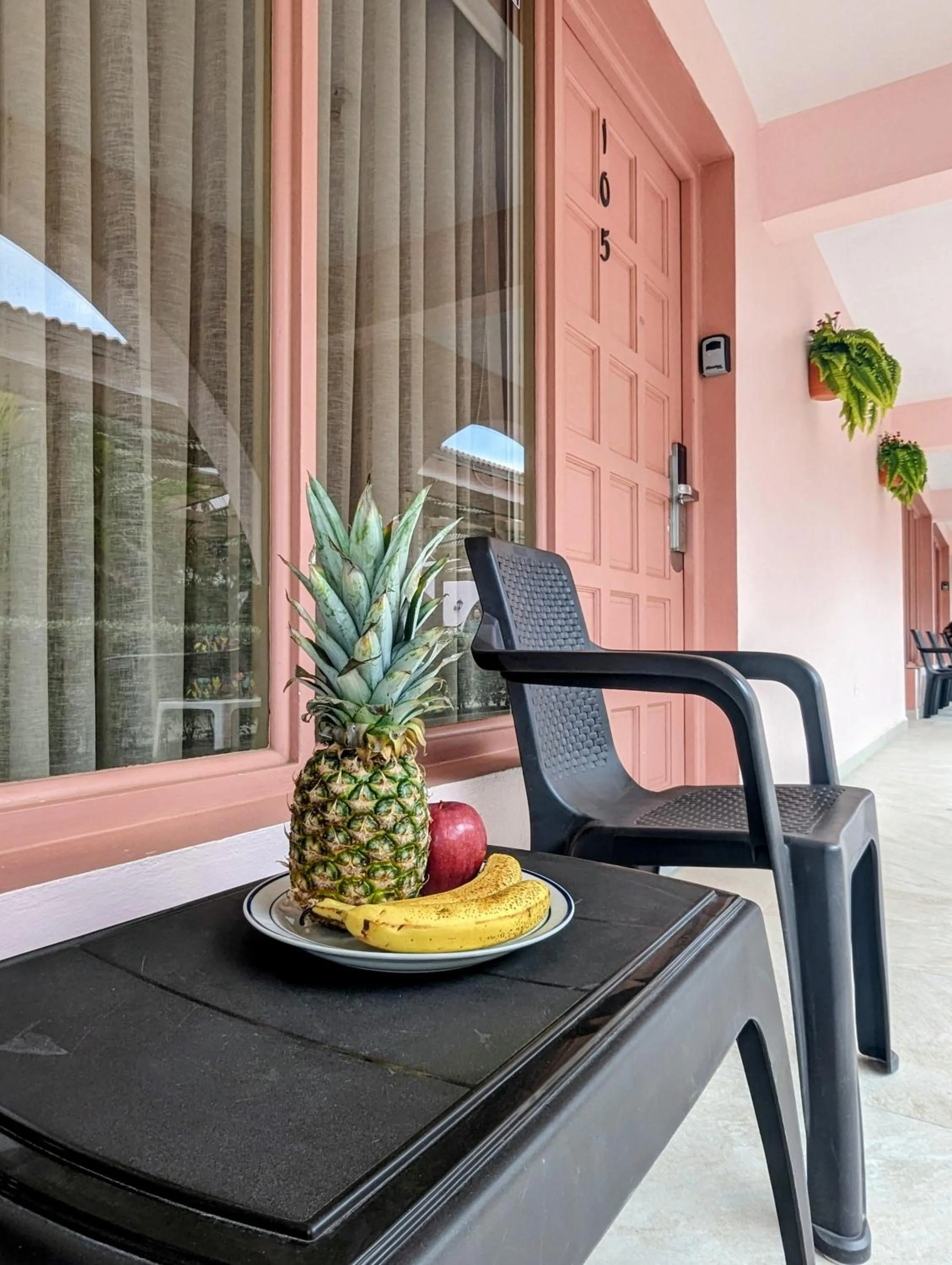 Seating area in Sasaki Apartments