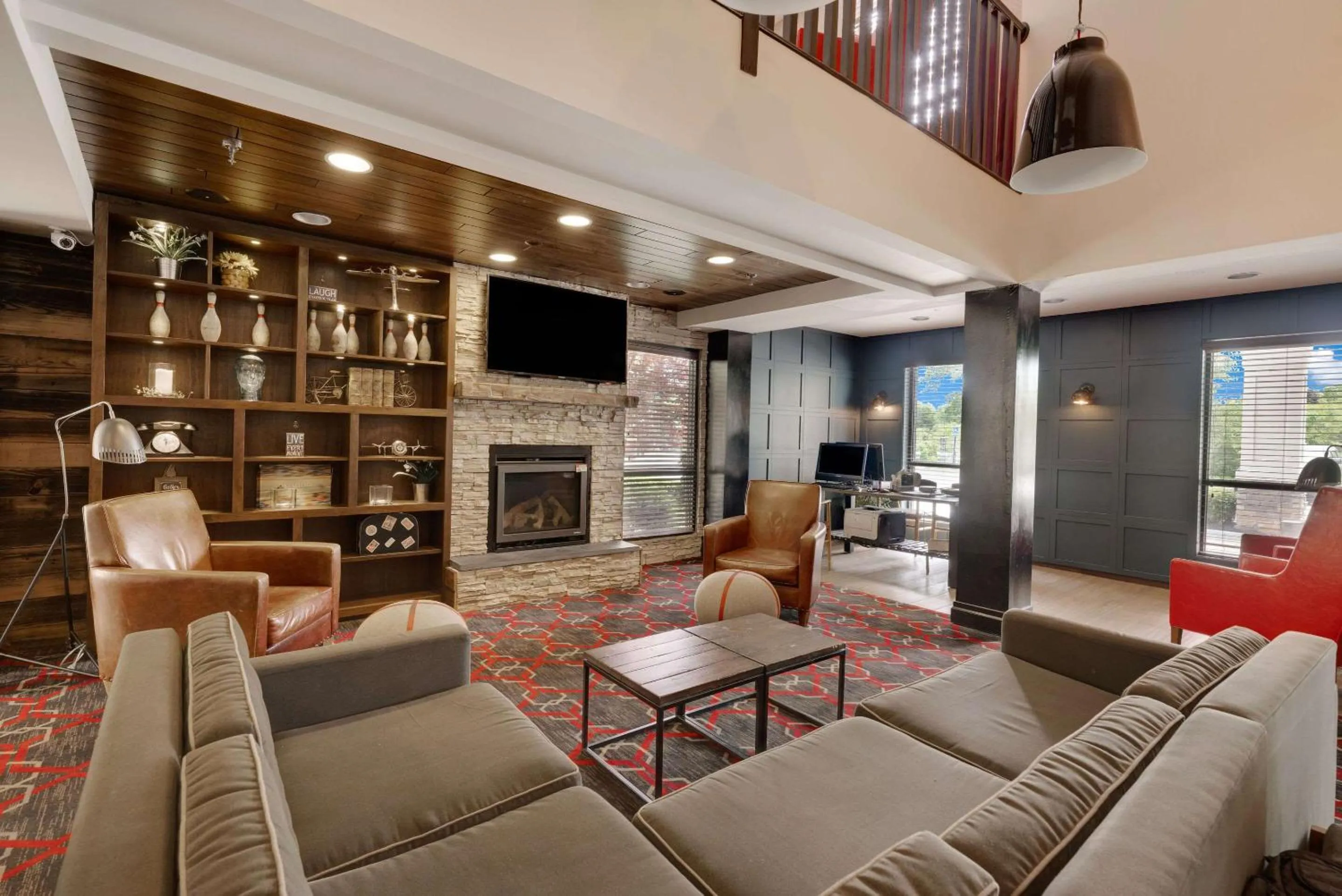 Lobby or reception in The Crossroads Hotel - Newburgh