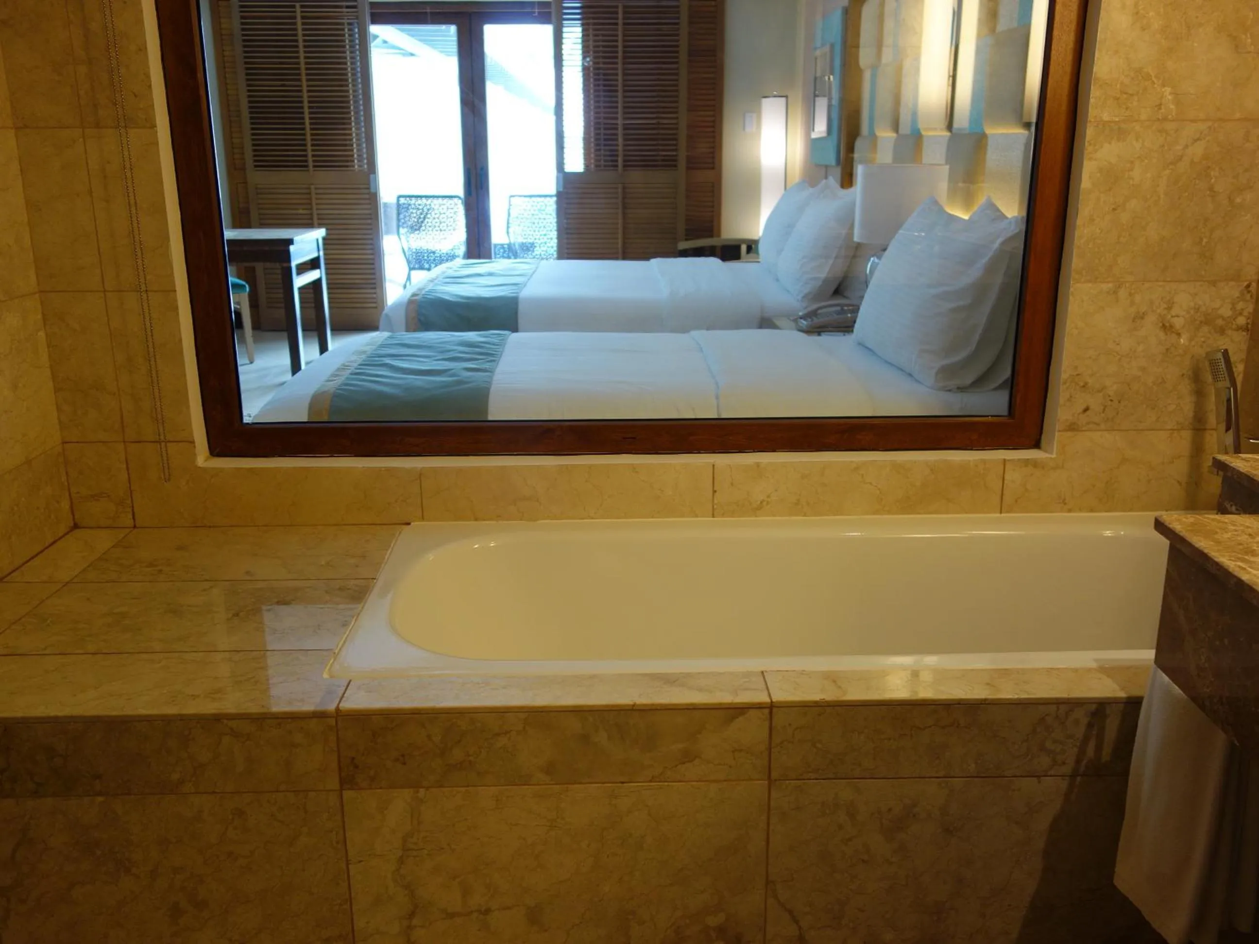 Bathroom, Bed in Henann Resort Alona Beach