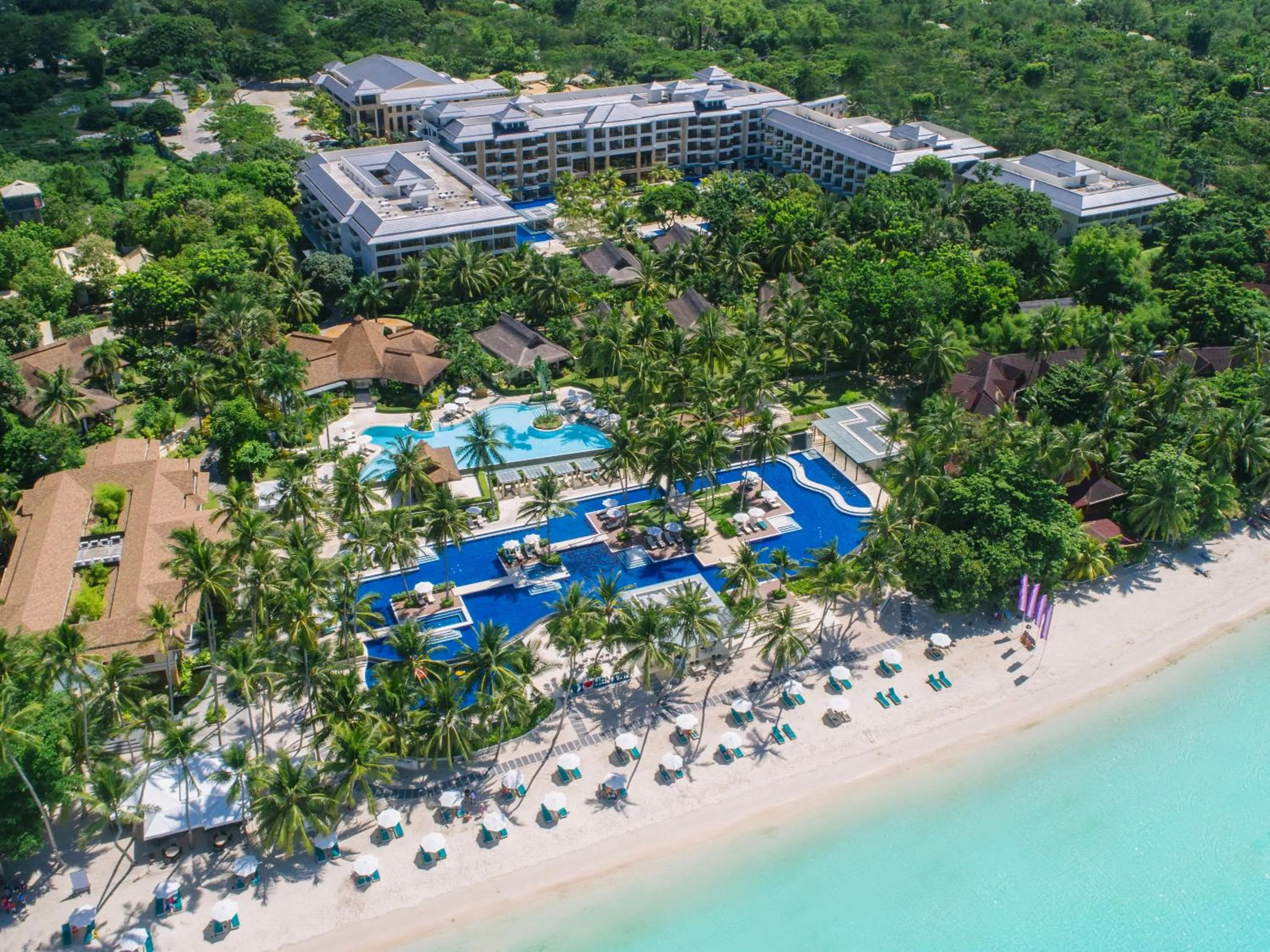 Bird's eye view in Henann Resort Alona Beach
