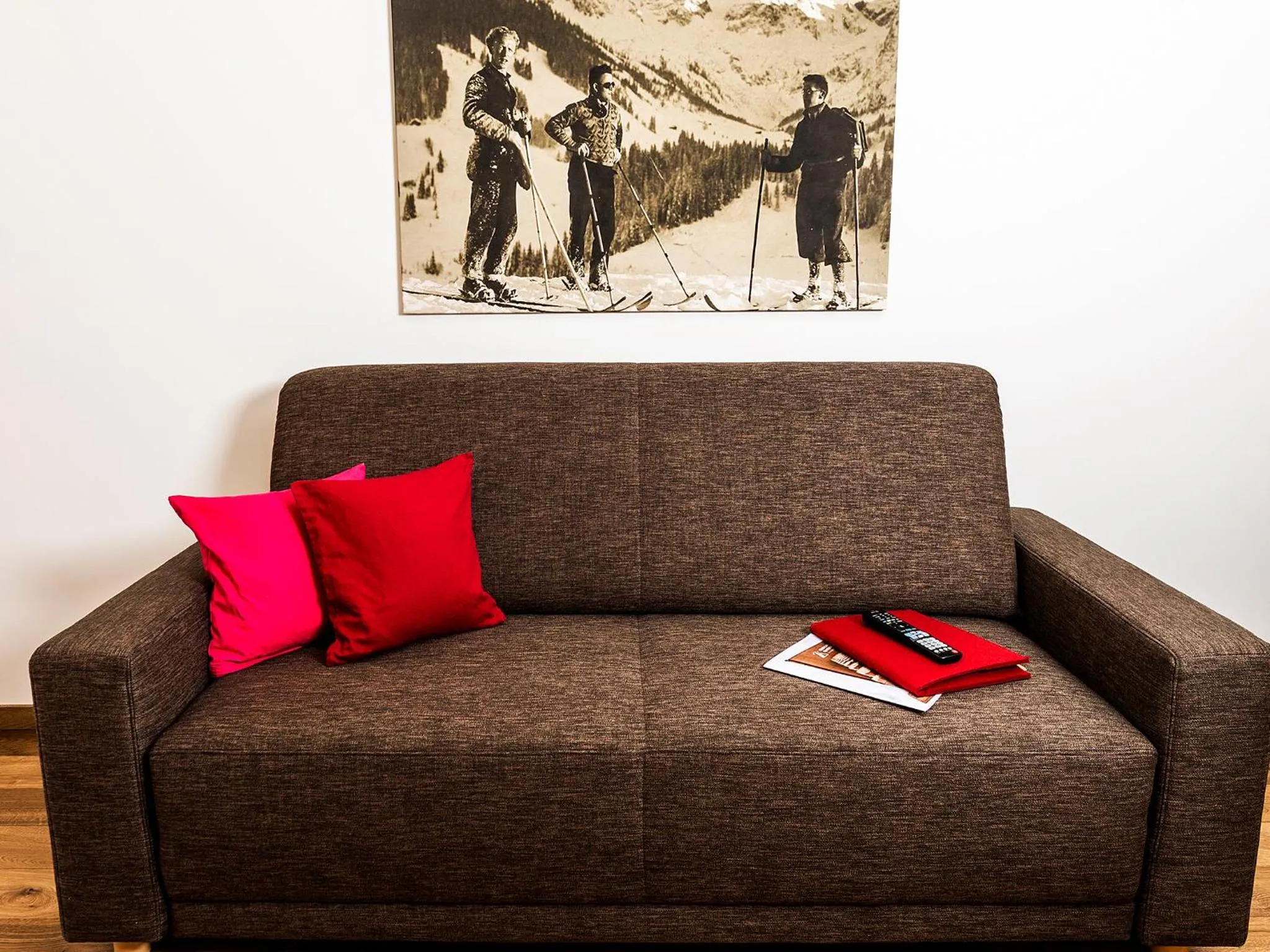 Living room in alpen select apartments Kleinwalsertal