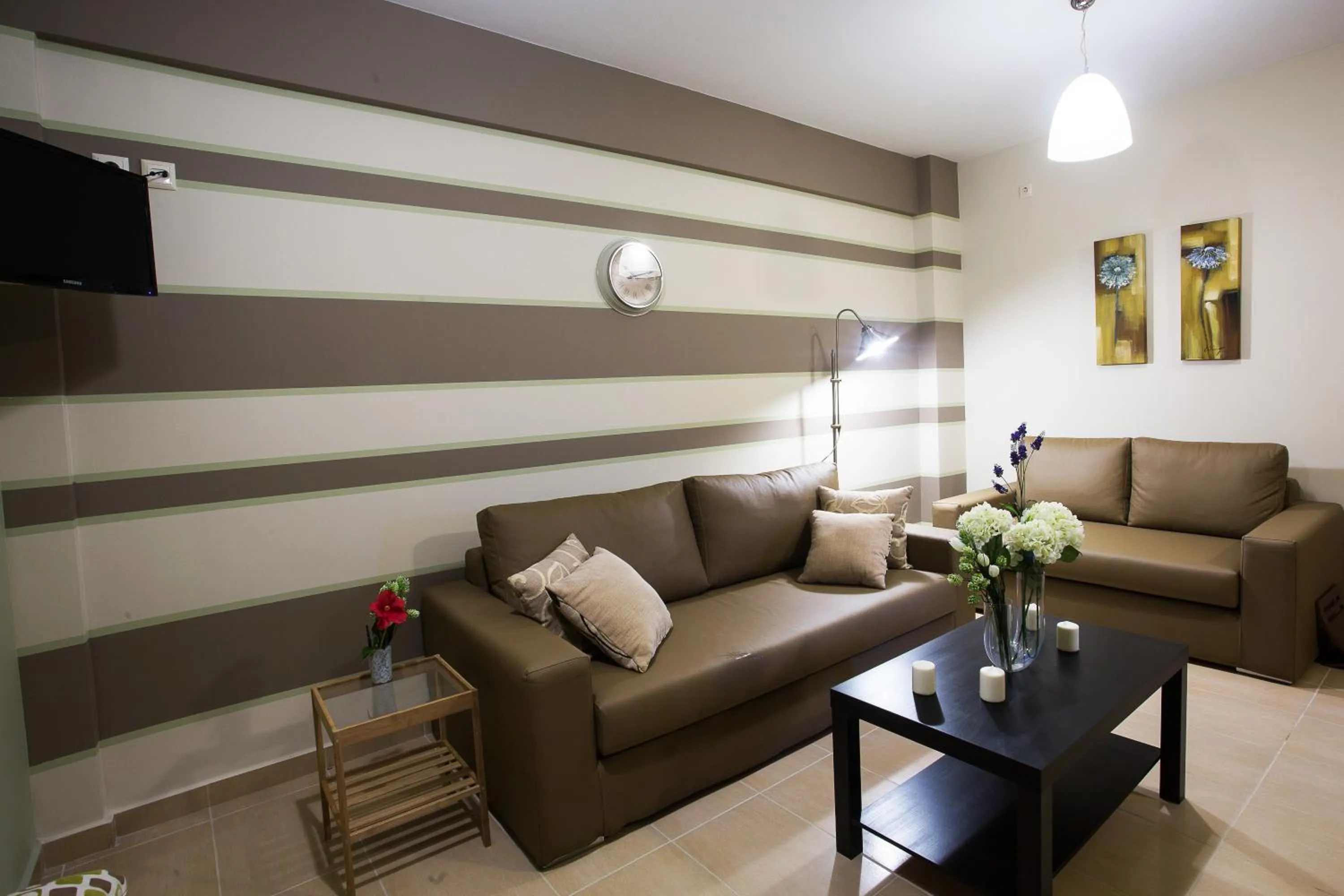 Living room in Baywatch Hotel