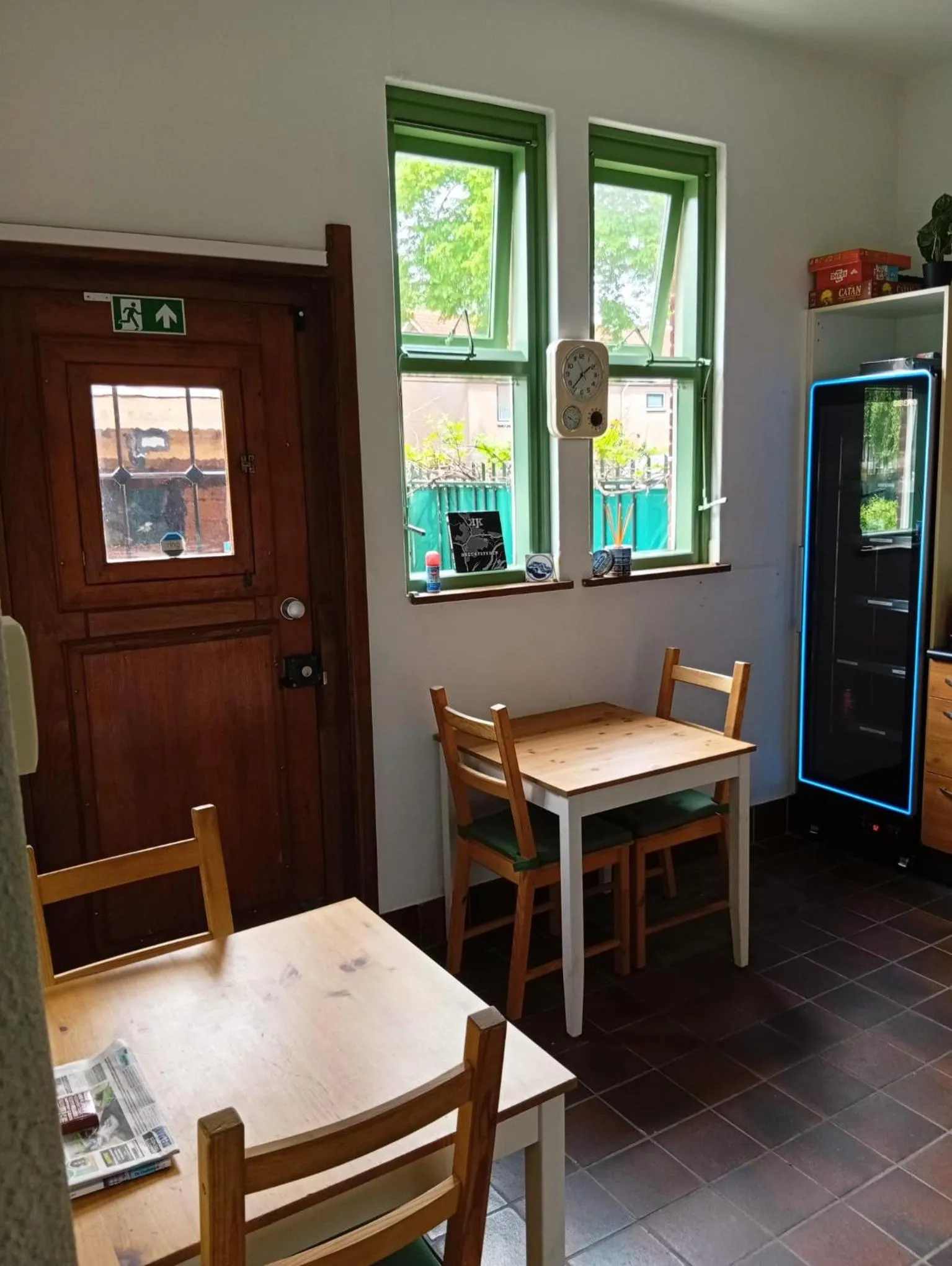 Communal kitchen in Bommelsteijn Lodge