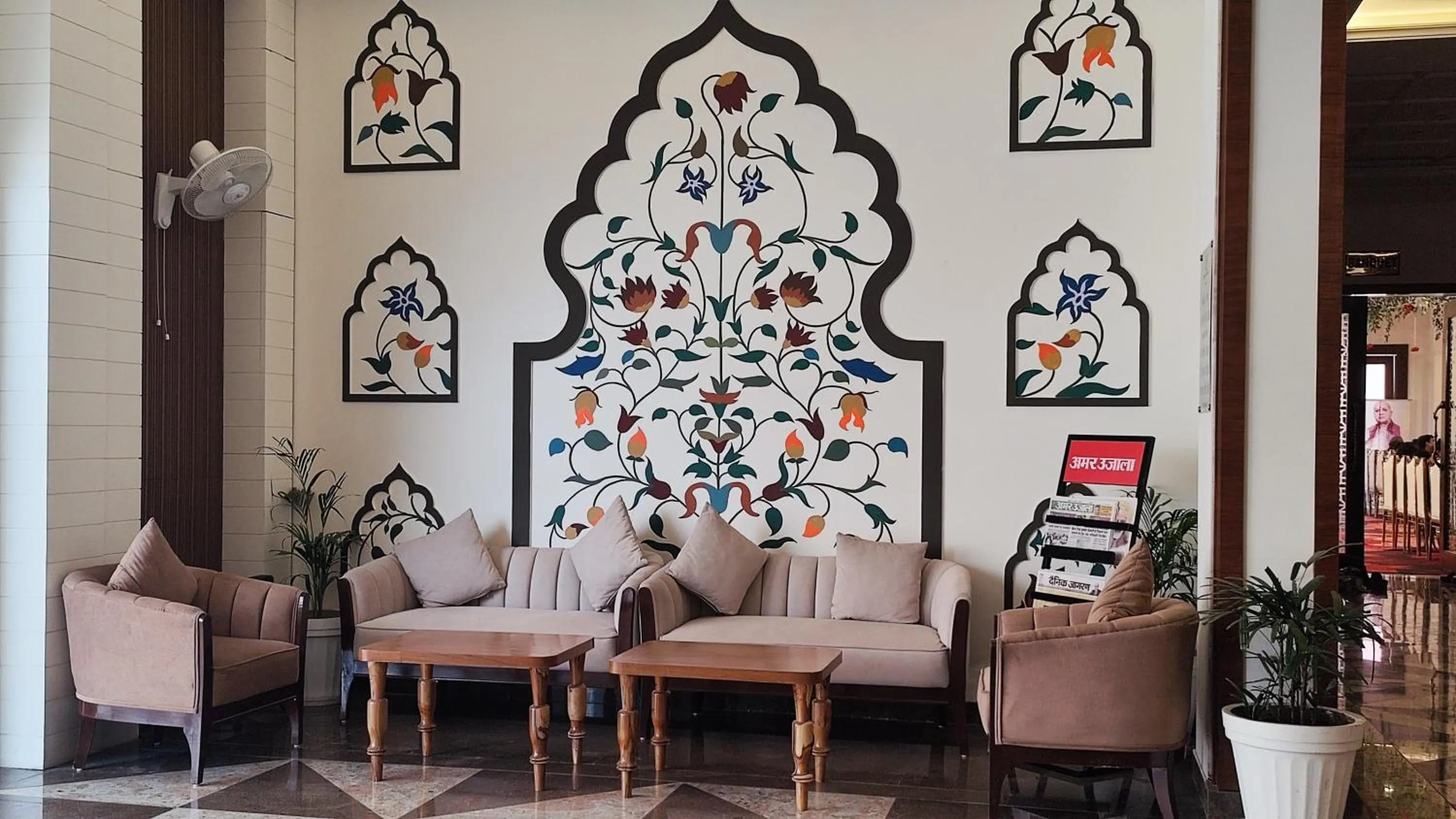 Lobby or reception in raghukul sadan