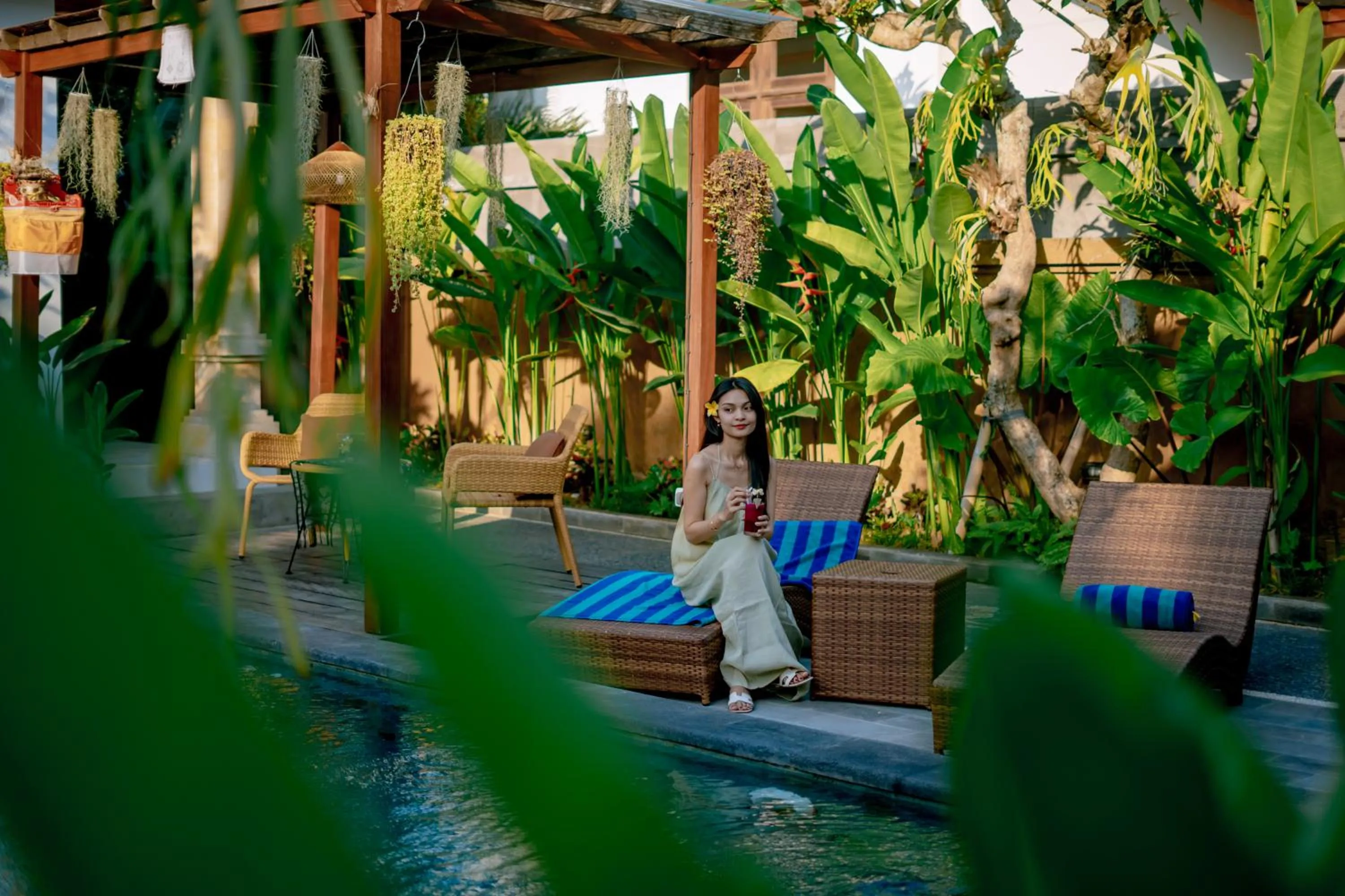 Swimming pool in Sapta D'Villa Residence by Purely