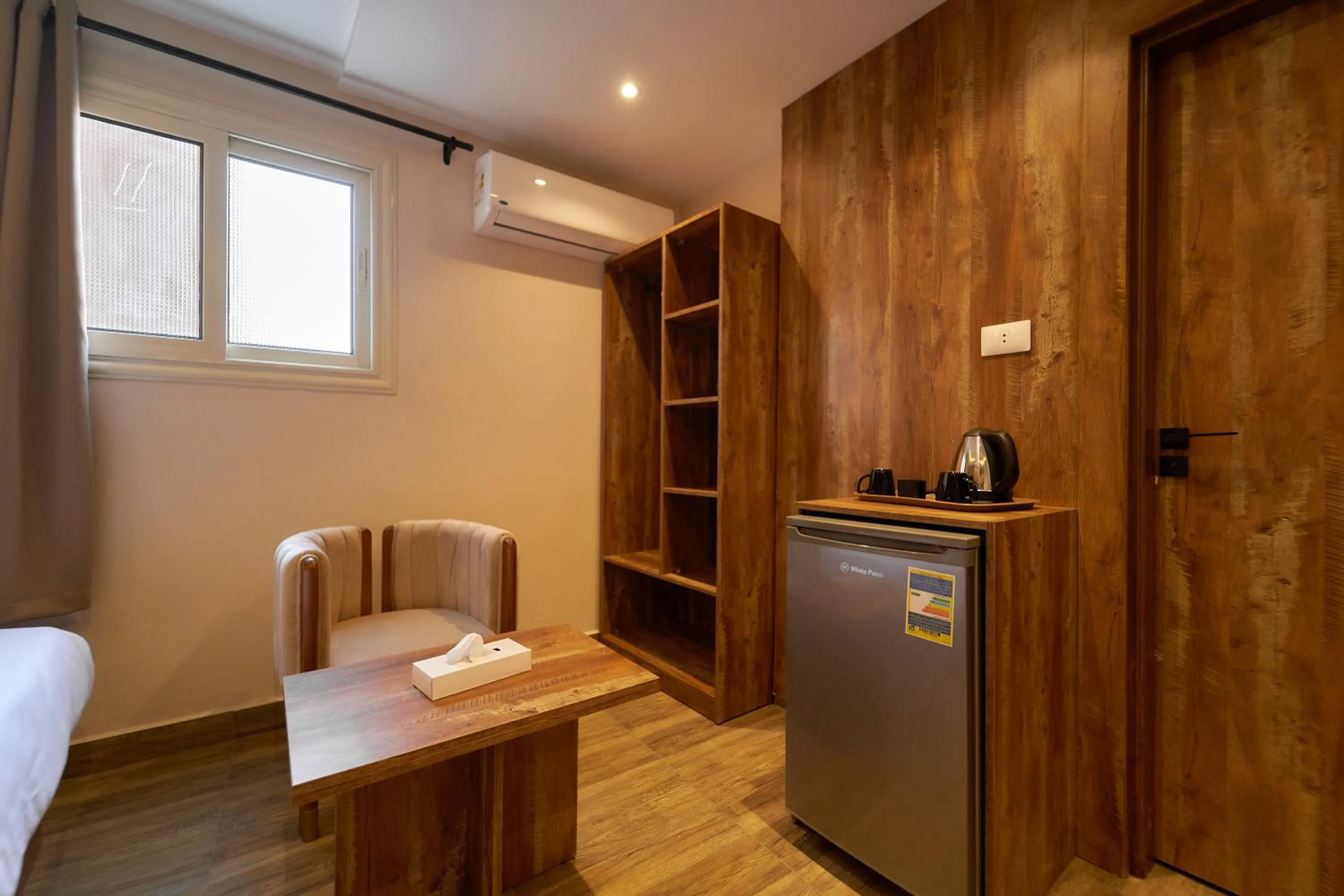 minibar in Crown Pyramids View Hotel