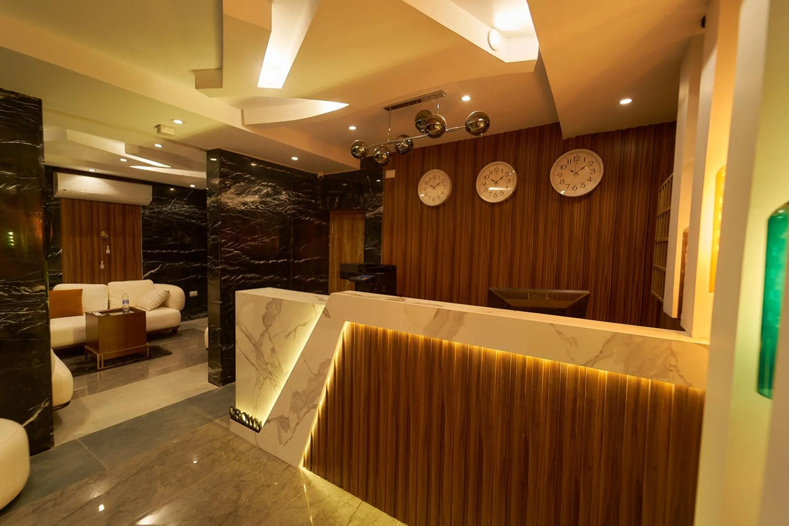 Property building in Crown Pyramids View Hotel