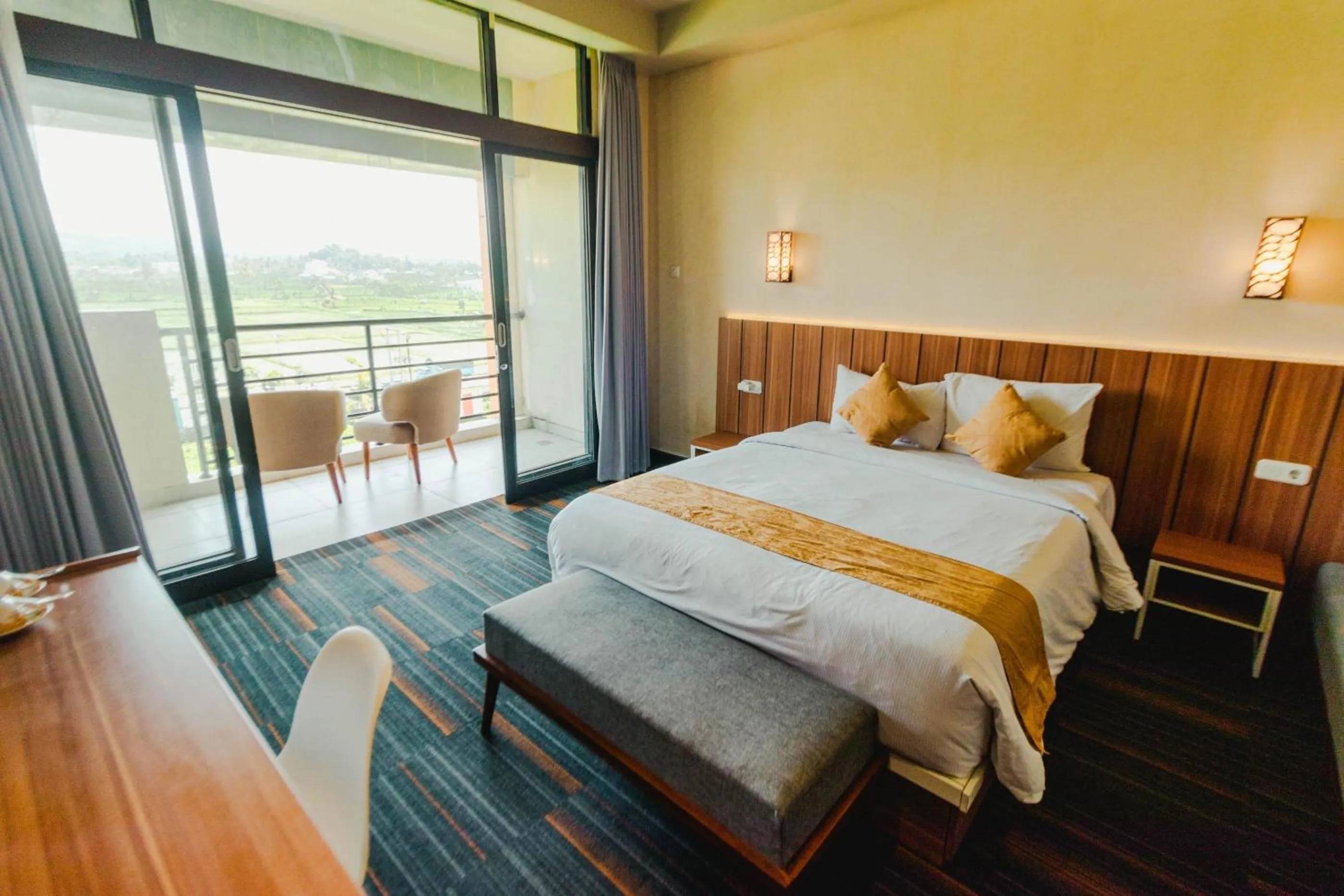 Bed in De Balen Soultan Hotel