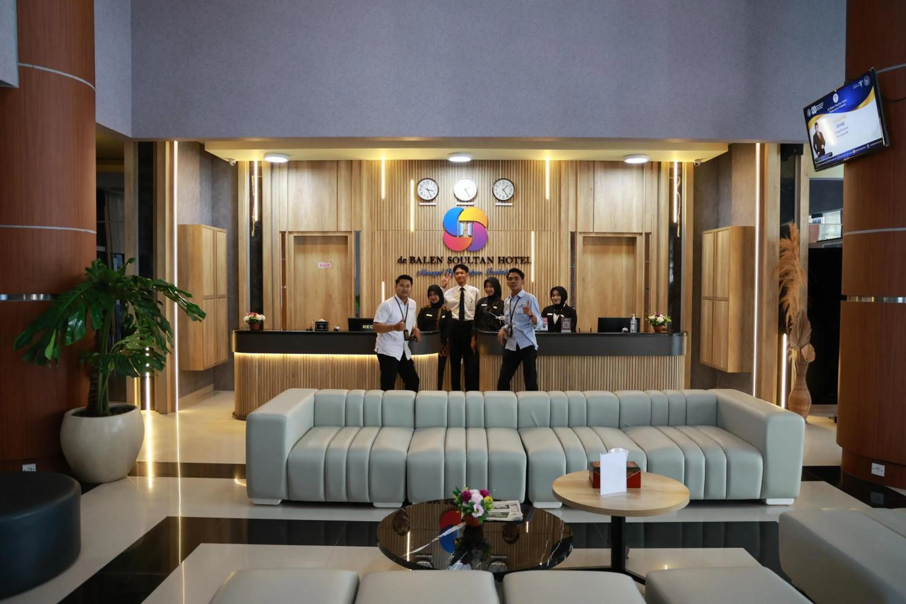 Lobby or reception in De Balen Soultan Hotel