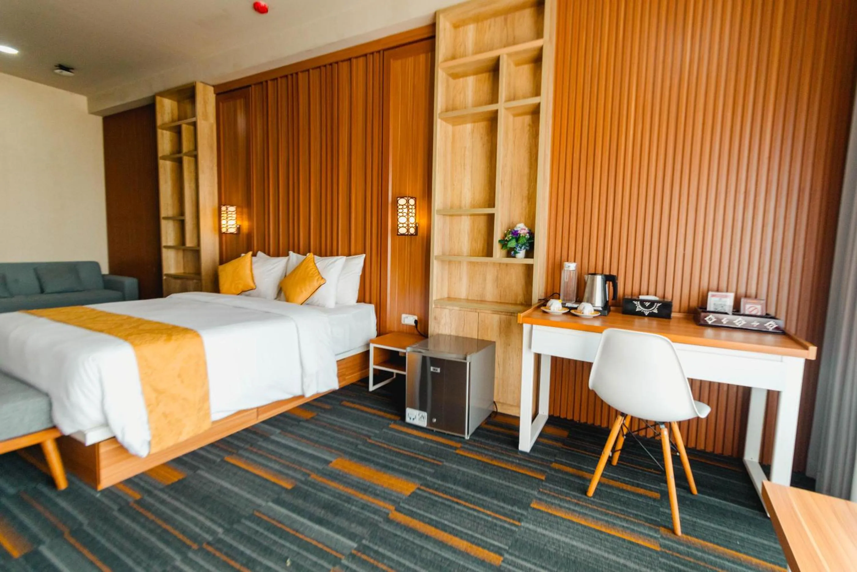 Bed in De Balen Soultan Hotel