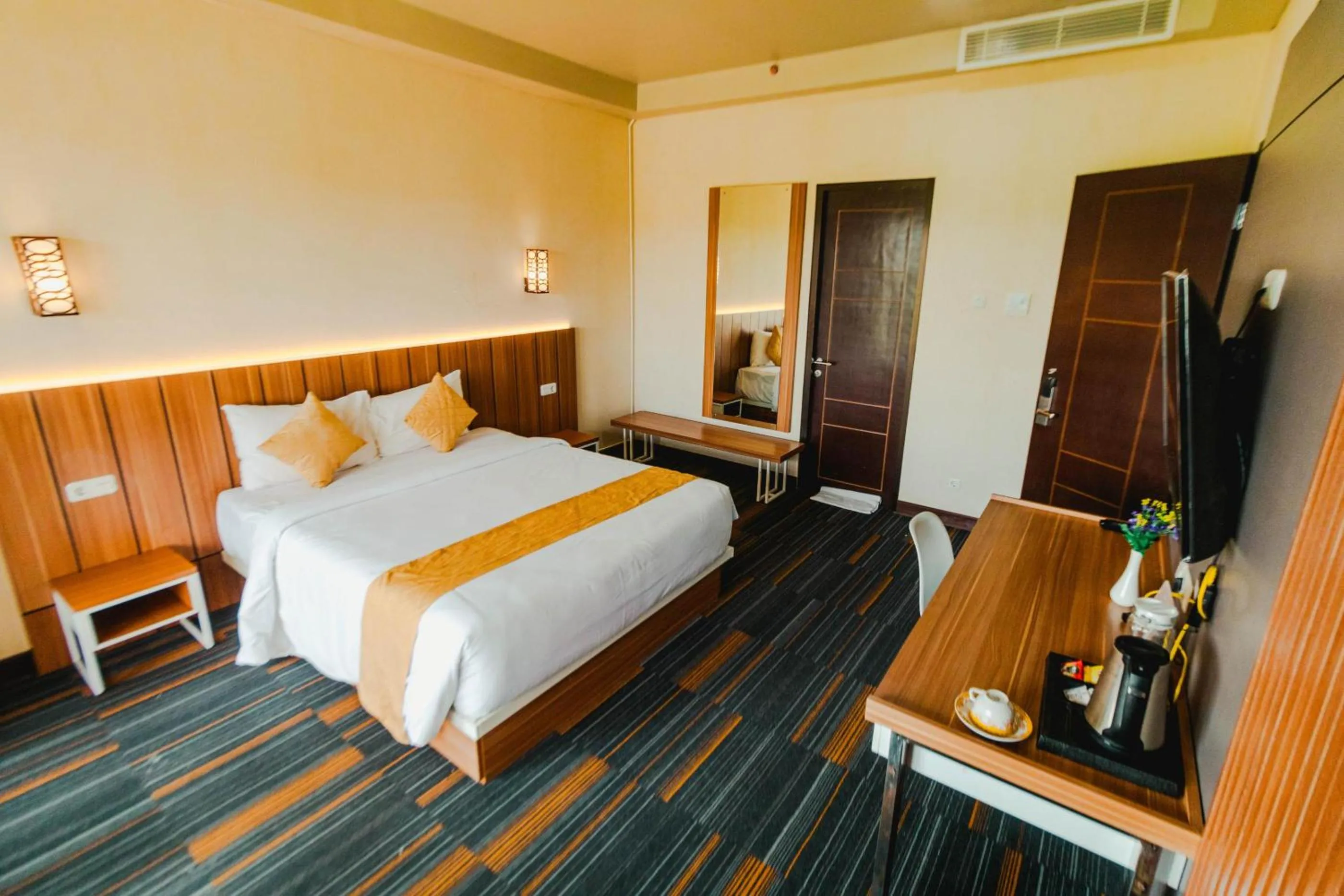 Bed in De Balen Soultan Hotel