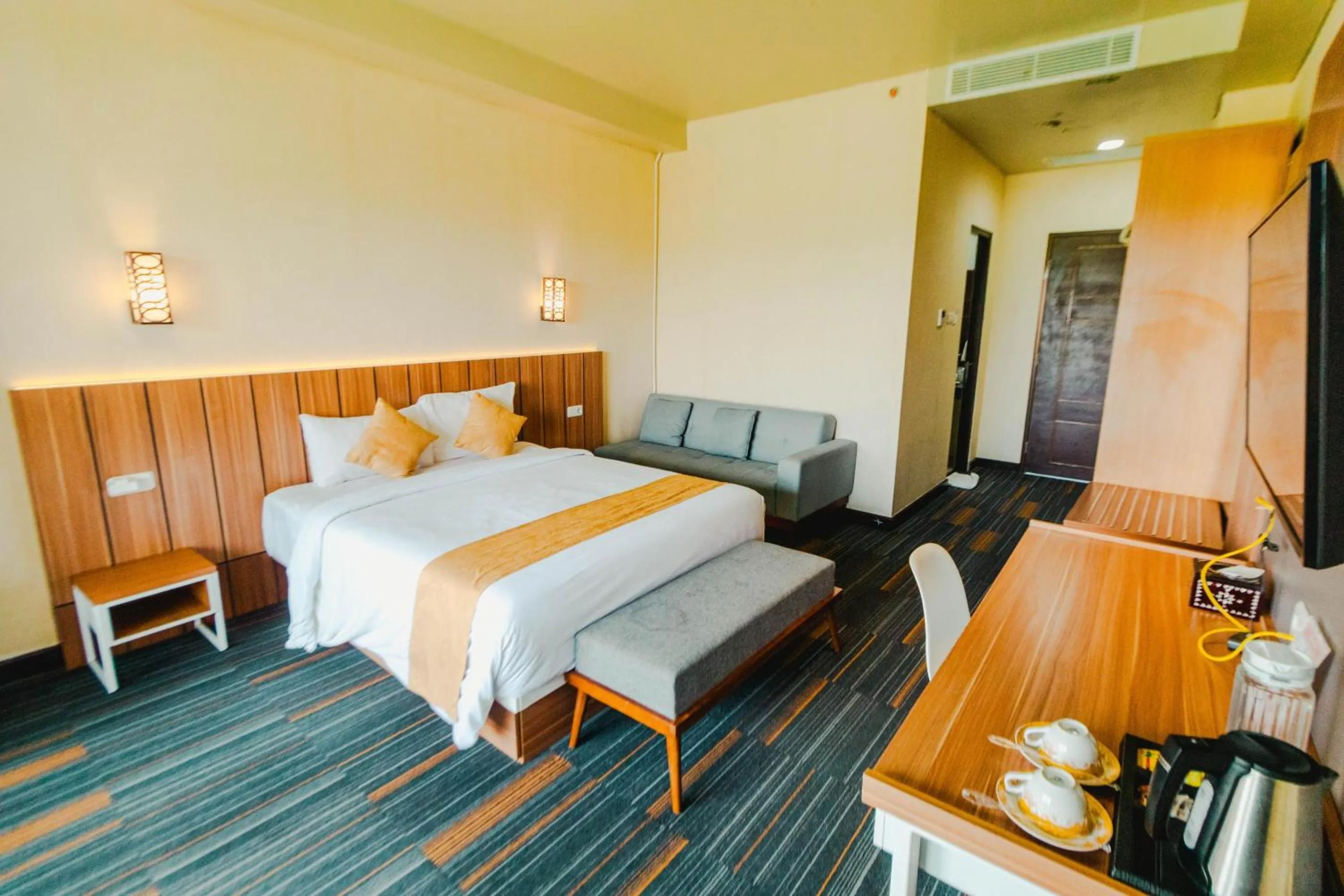 Bed in De Balen Soultan Hotel