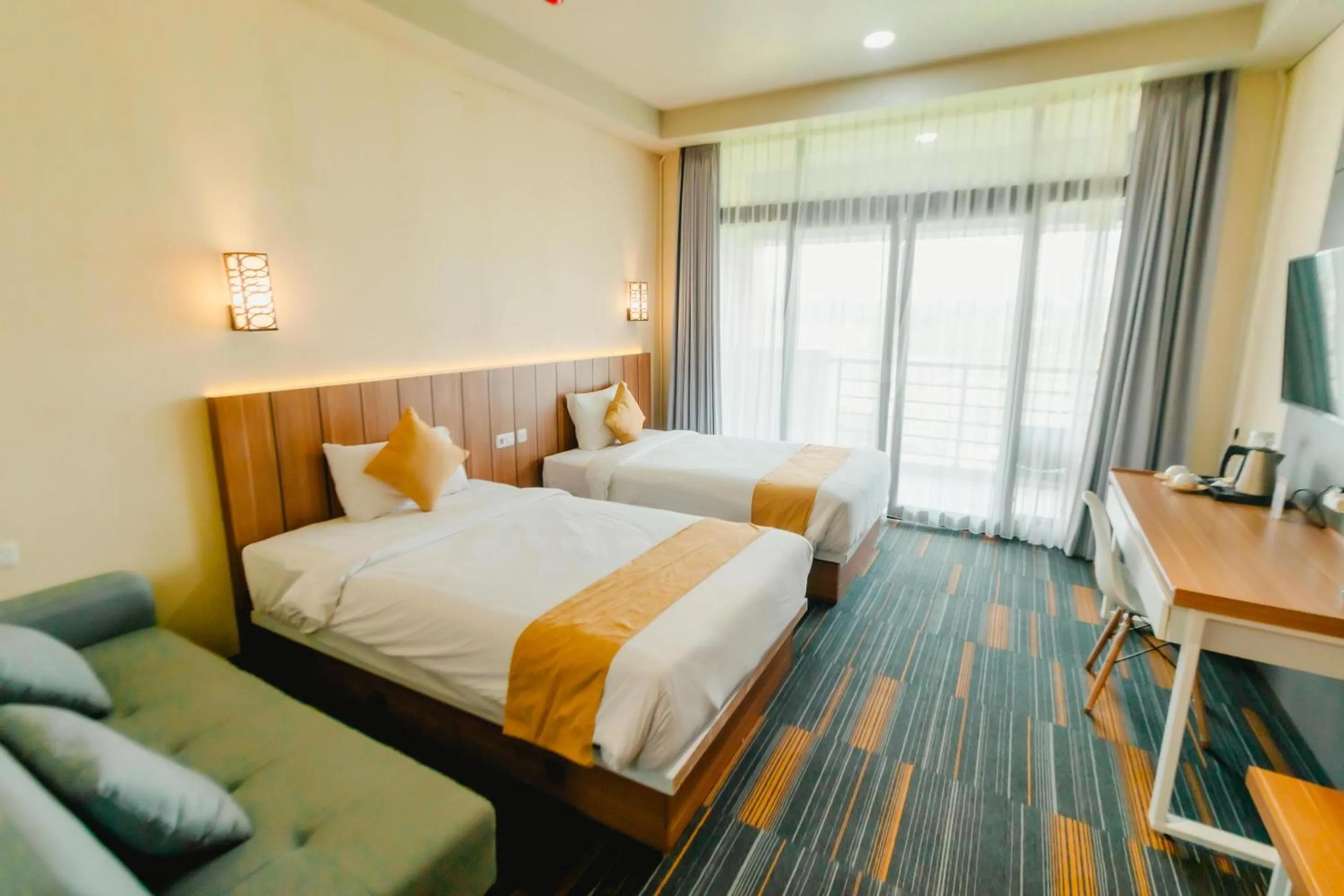 Bed in De Balen Soultan Hotel