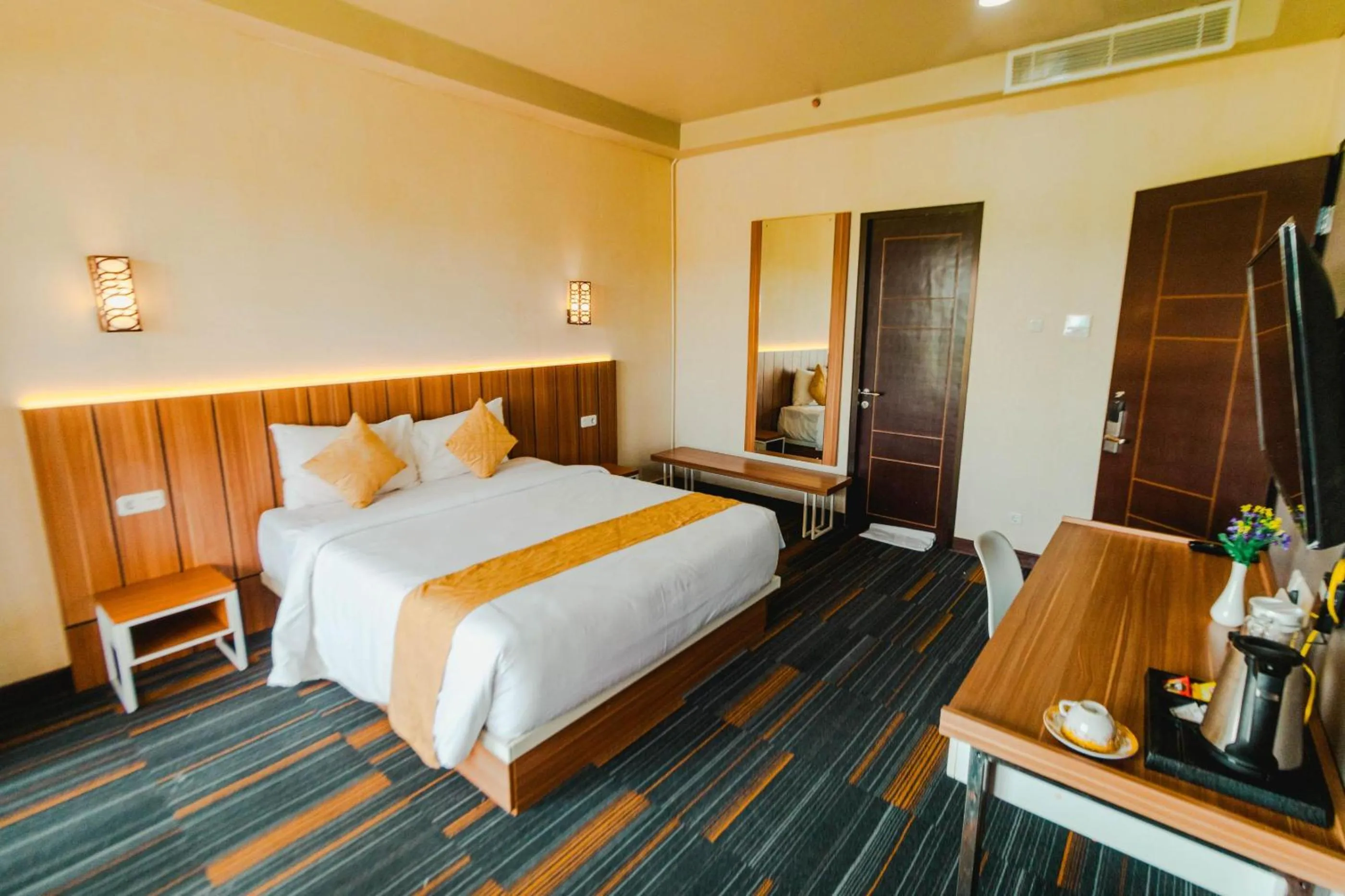 Bed in De Balen Soultan Hotel