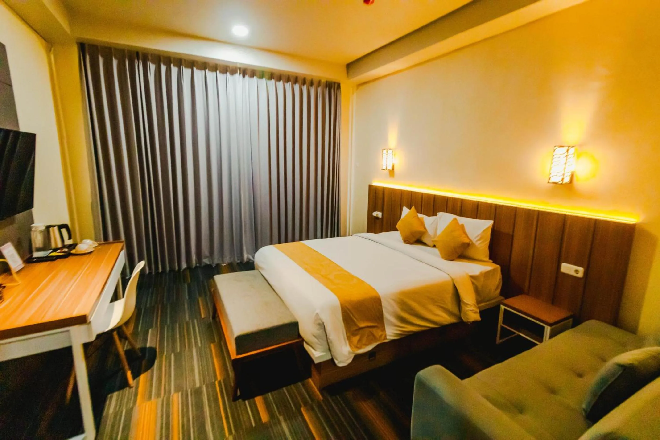 Bed in De Balen Soultan Hotel