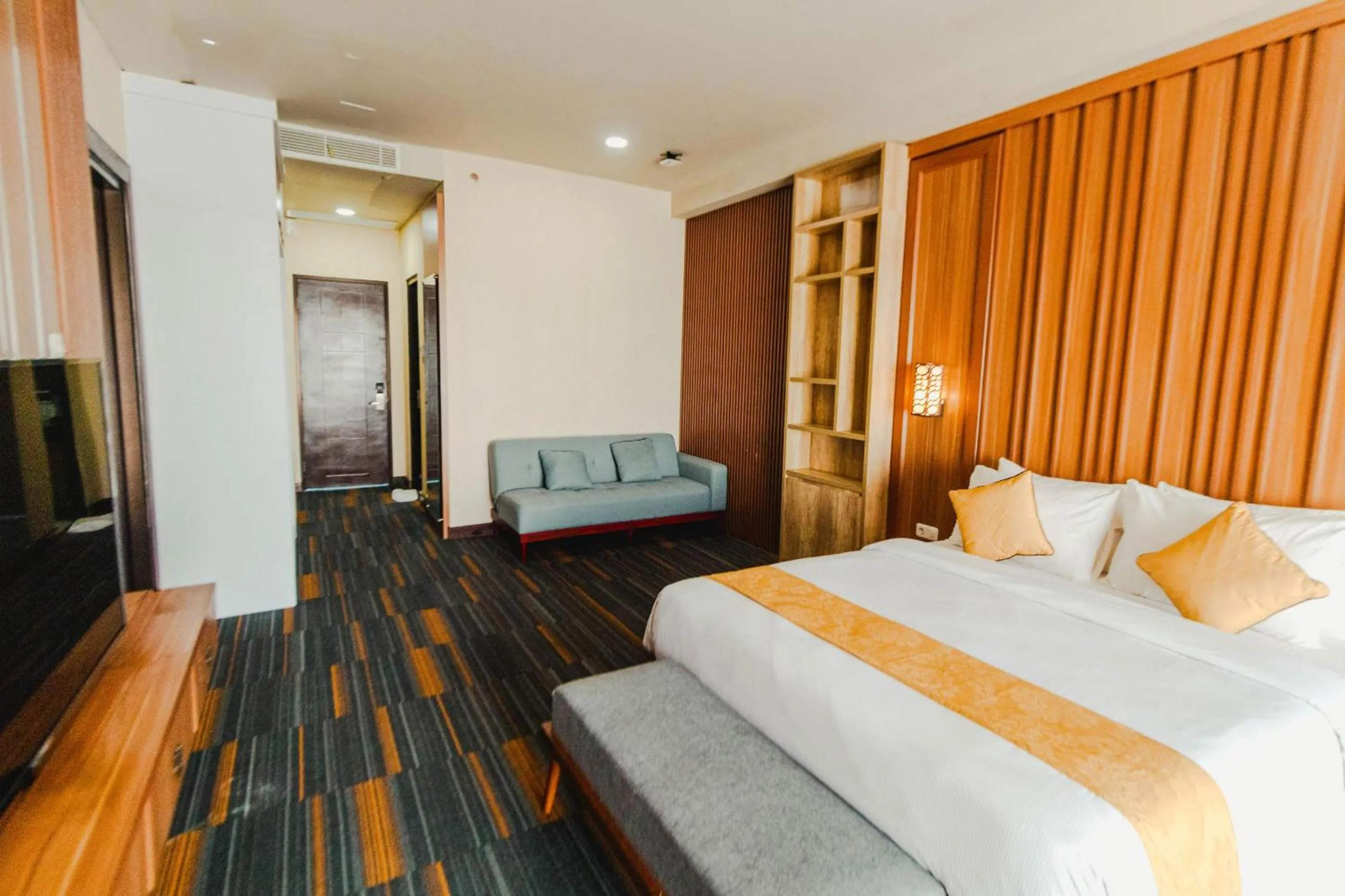 Bed in De Balen Soultan Hotel