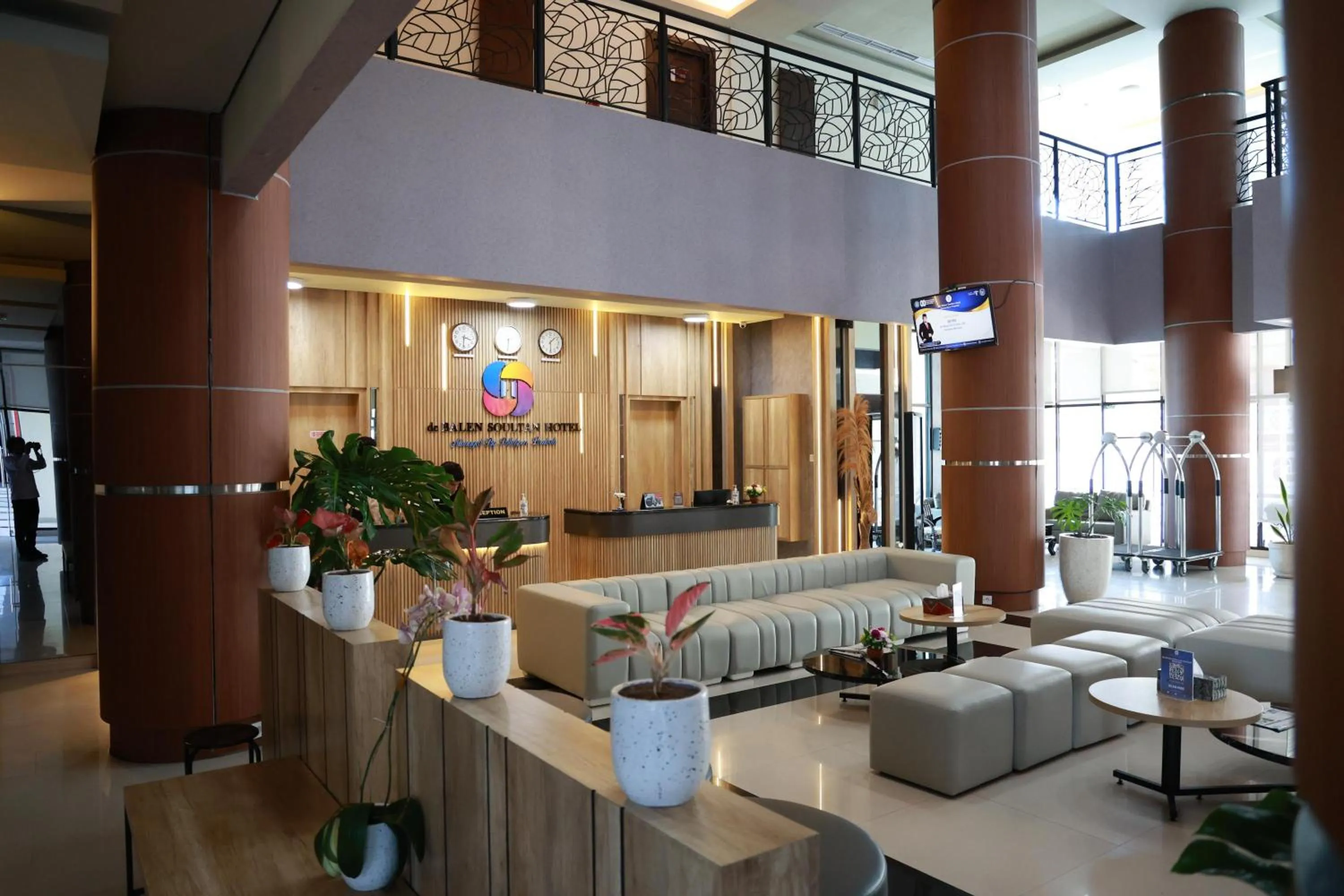 Lobby or reception in De Balen Soultan Hotel