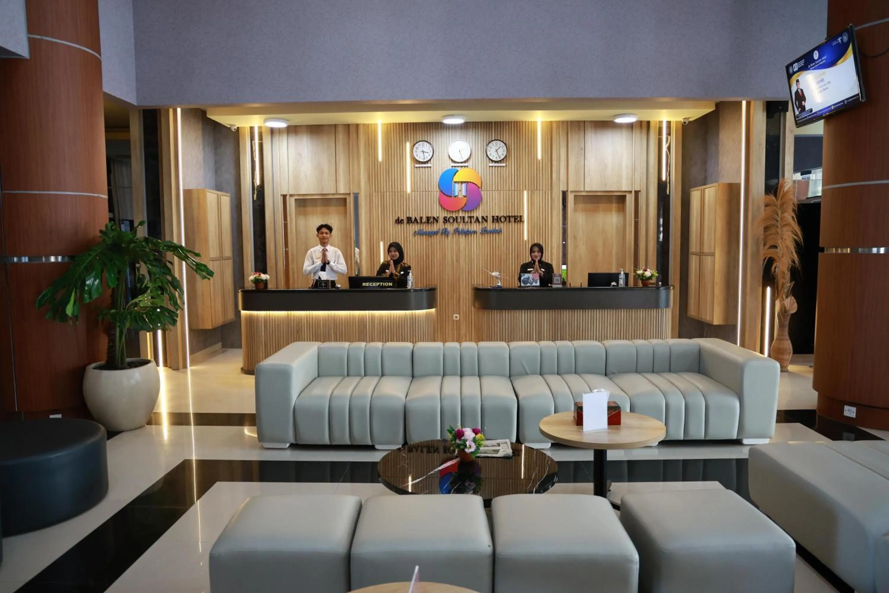 Lobby or reception in De Balen Soultan Hotel