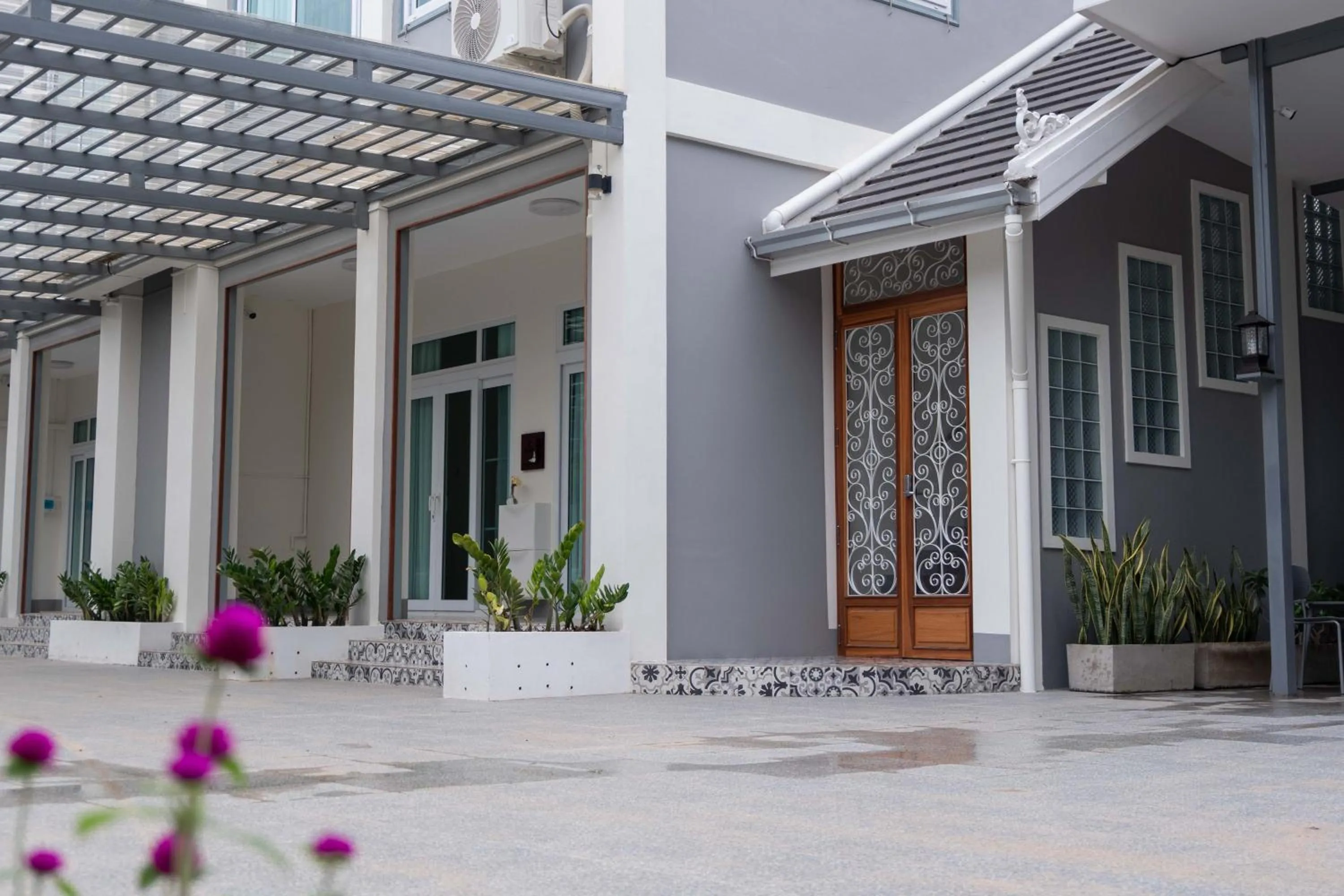 Property building in Garden House Rice Field and Mountain View