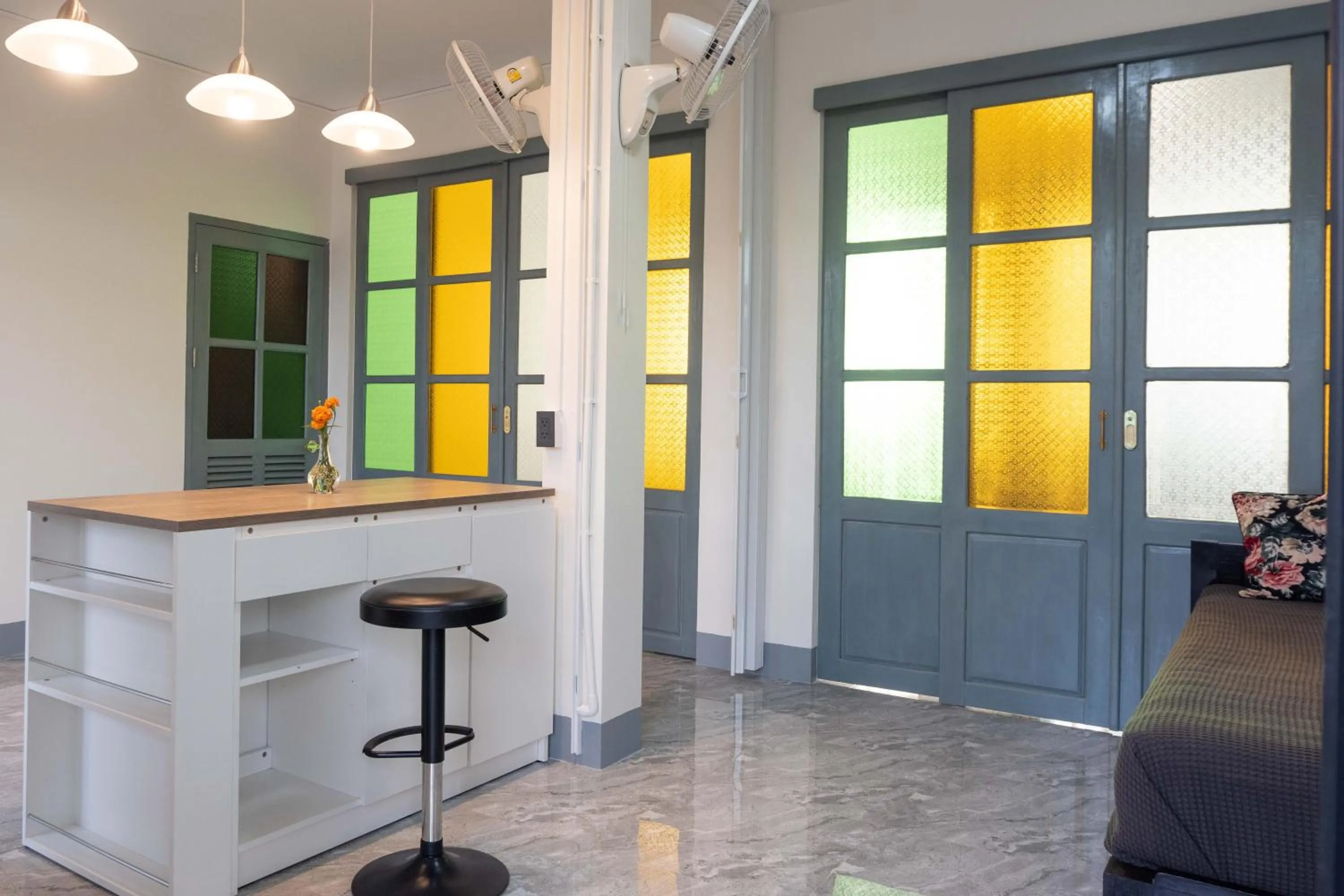 Property building in Garden House Rice Field and Mountain View