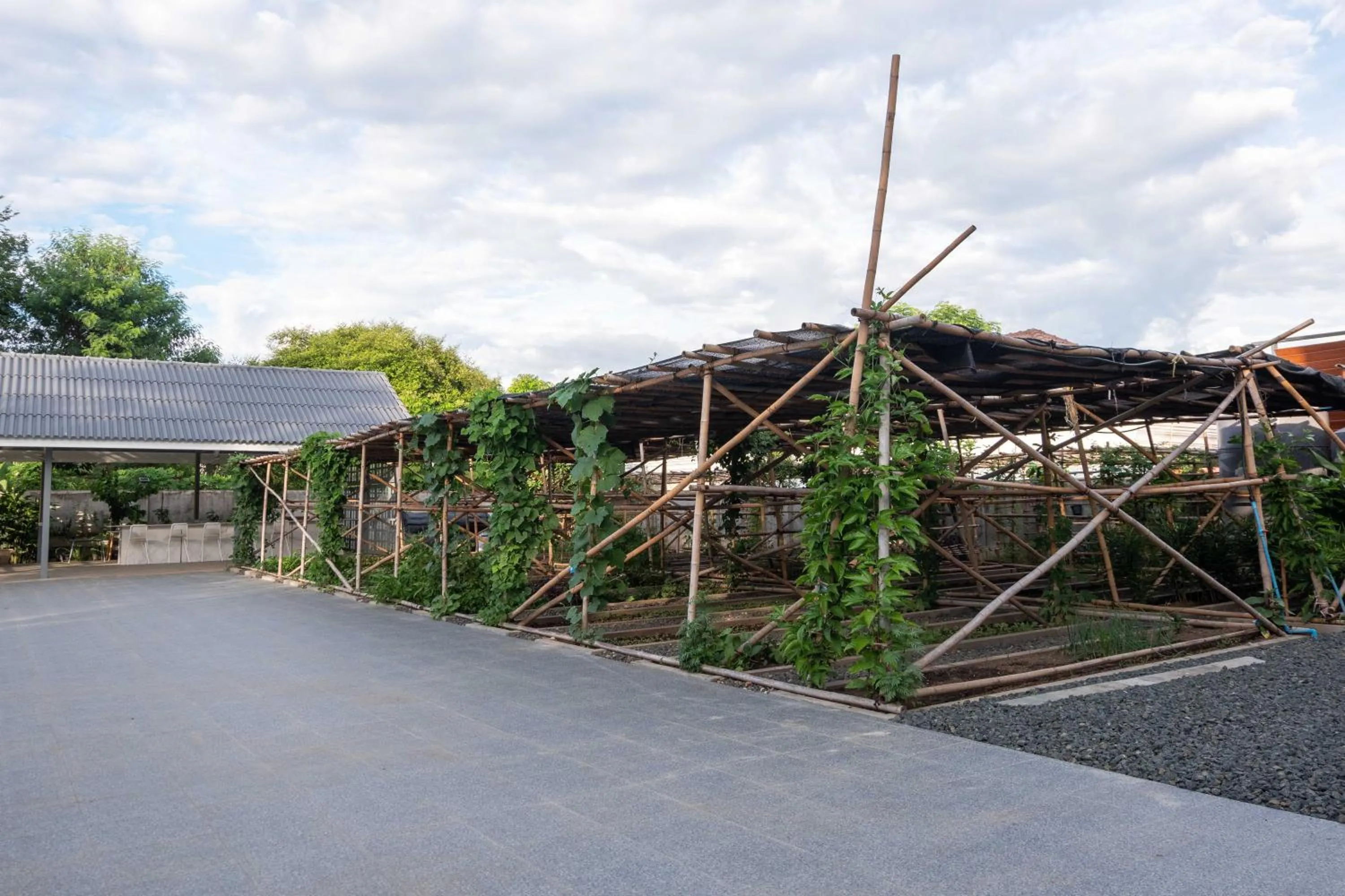 Property building in Garden House Rice Field and Mountain View