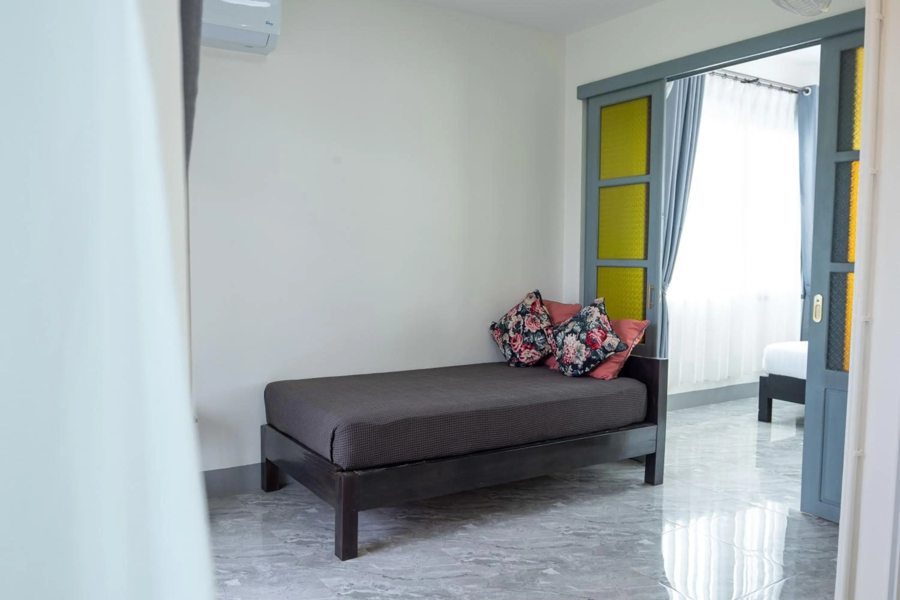 Property building, Bed in Garden House Rice Field and Mountain View