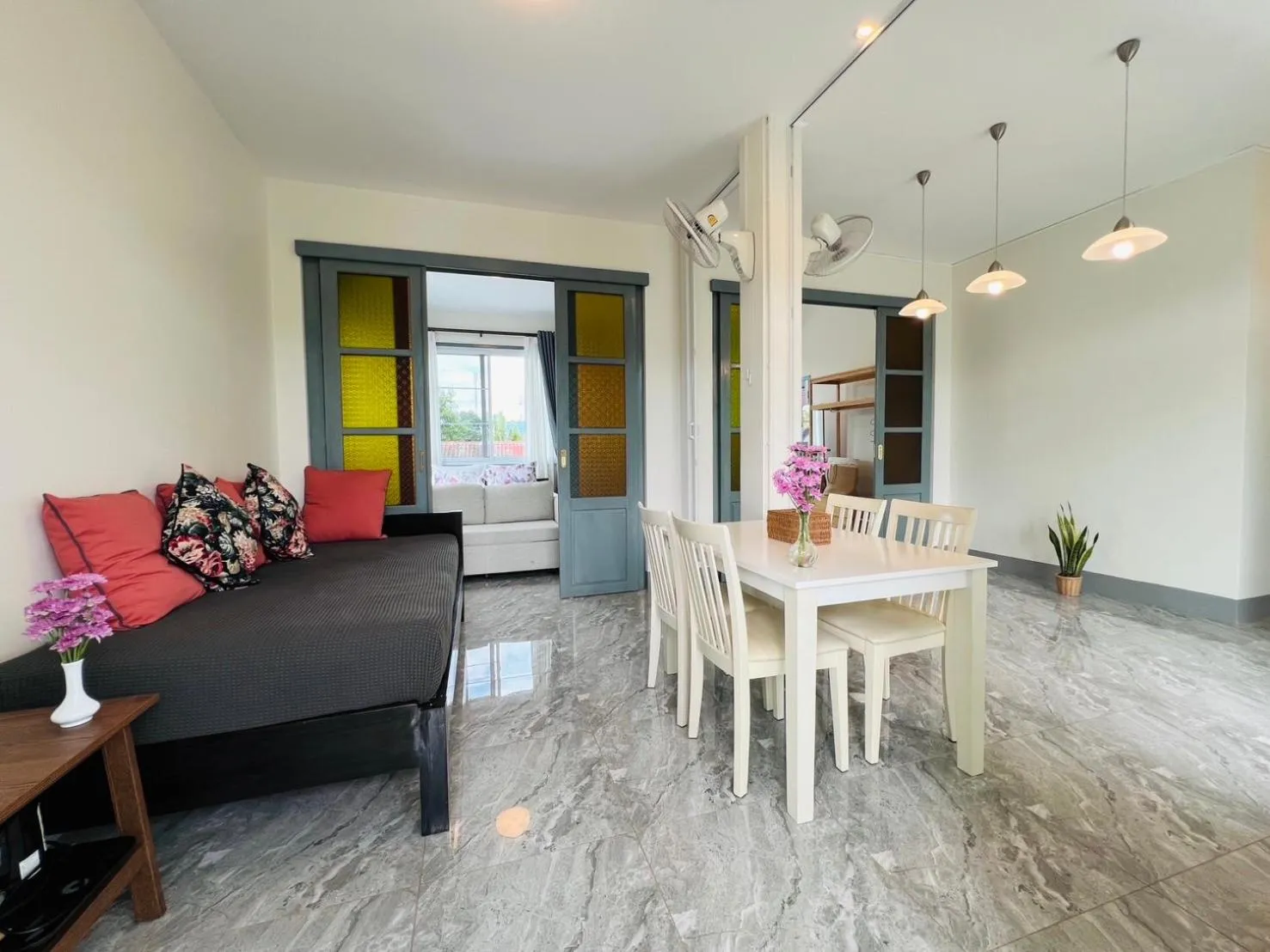 Property building in Garden House Rice Field and Mountain View