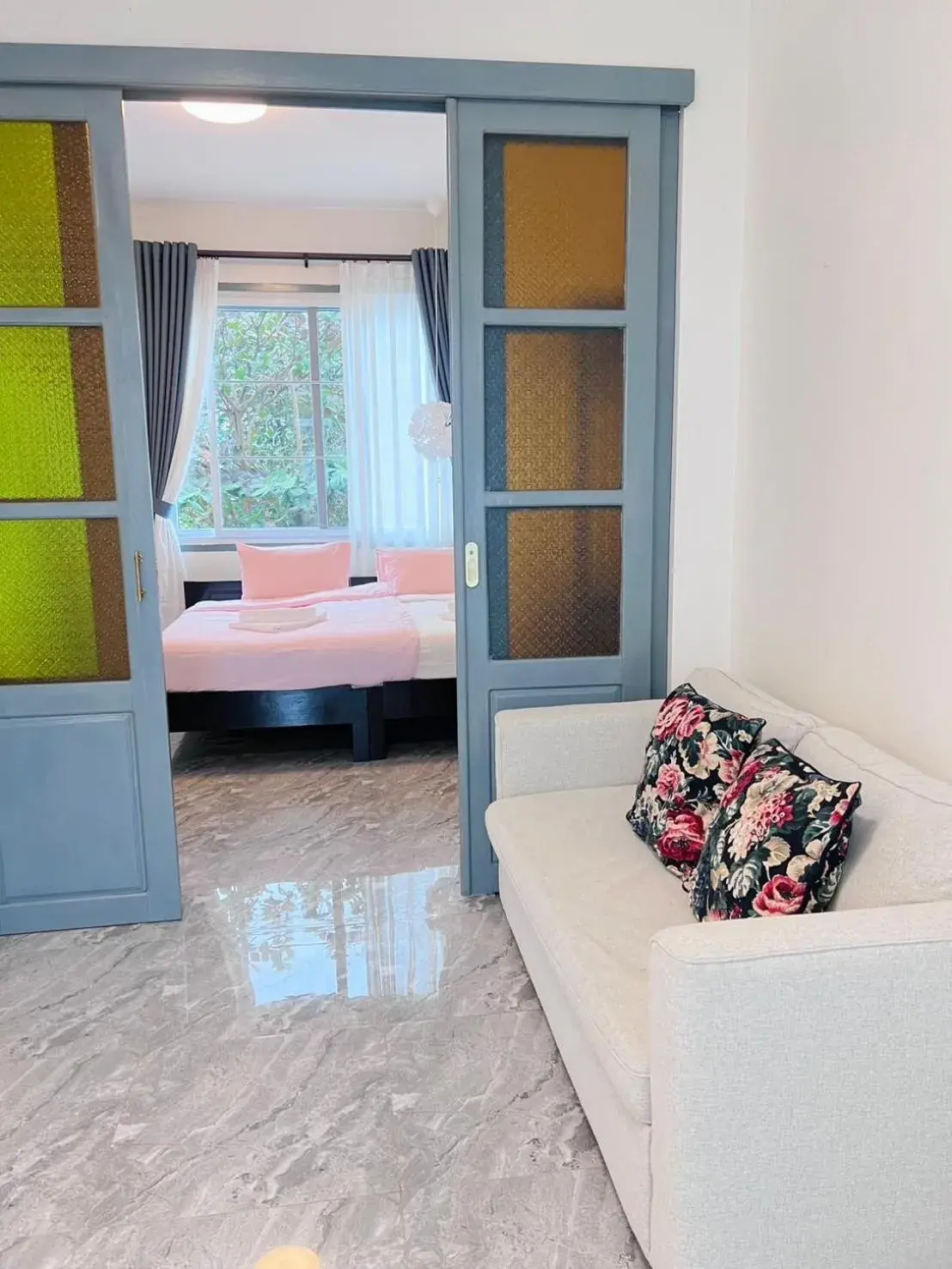 One-Bedroom Apartment with Balcony and Mountain View in Garden House Rice Field and Mountain View One-Bedroom Apartment with Balcony and Mountain View in Garden House Rice Field and Mountain View