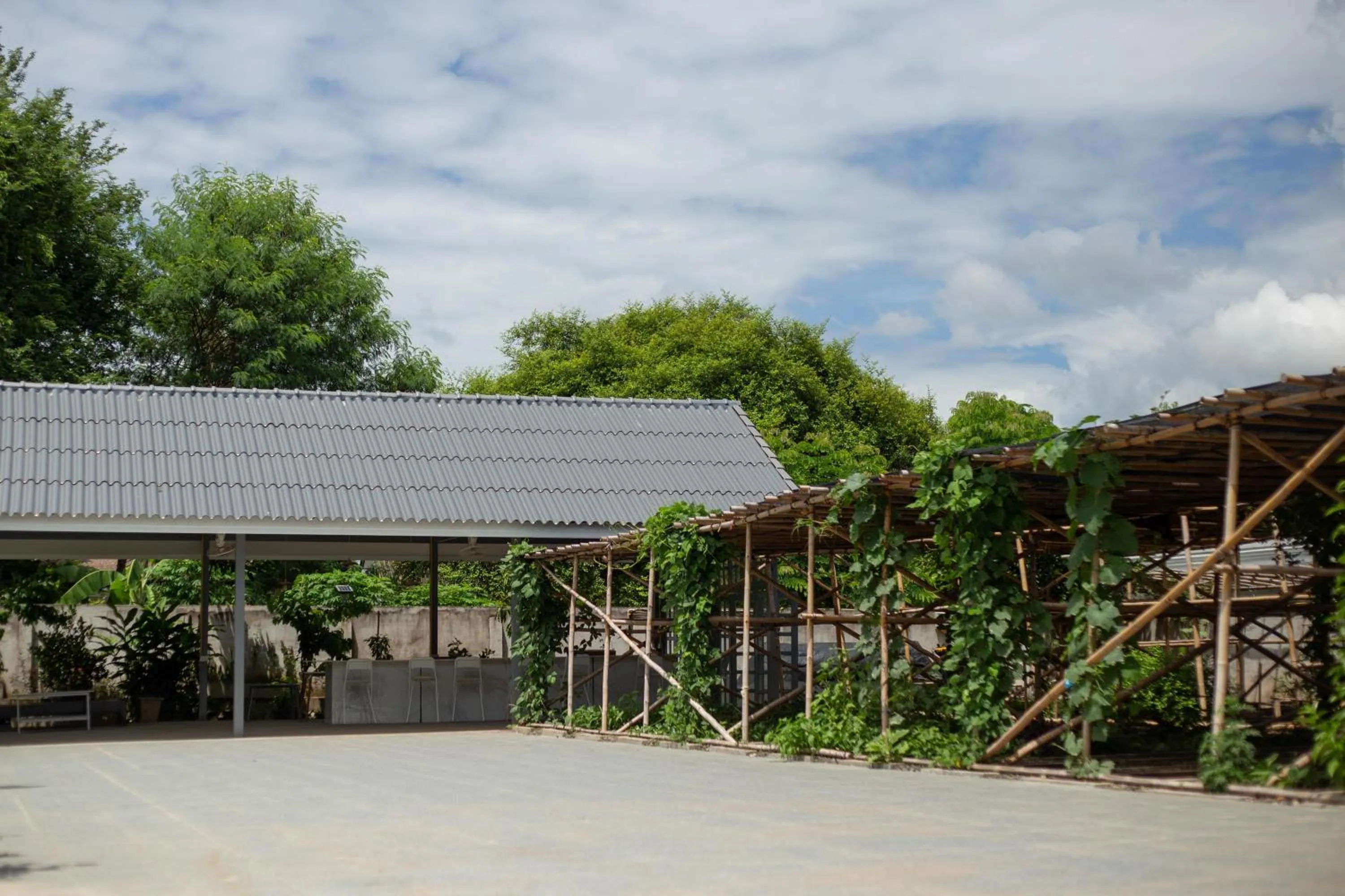 Property building in Garden House Rice Field and Mountain View