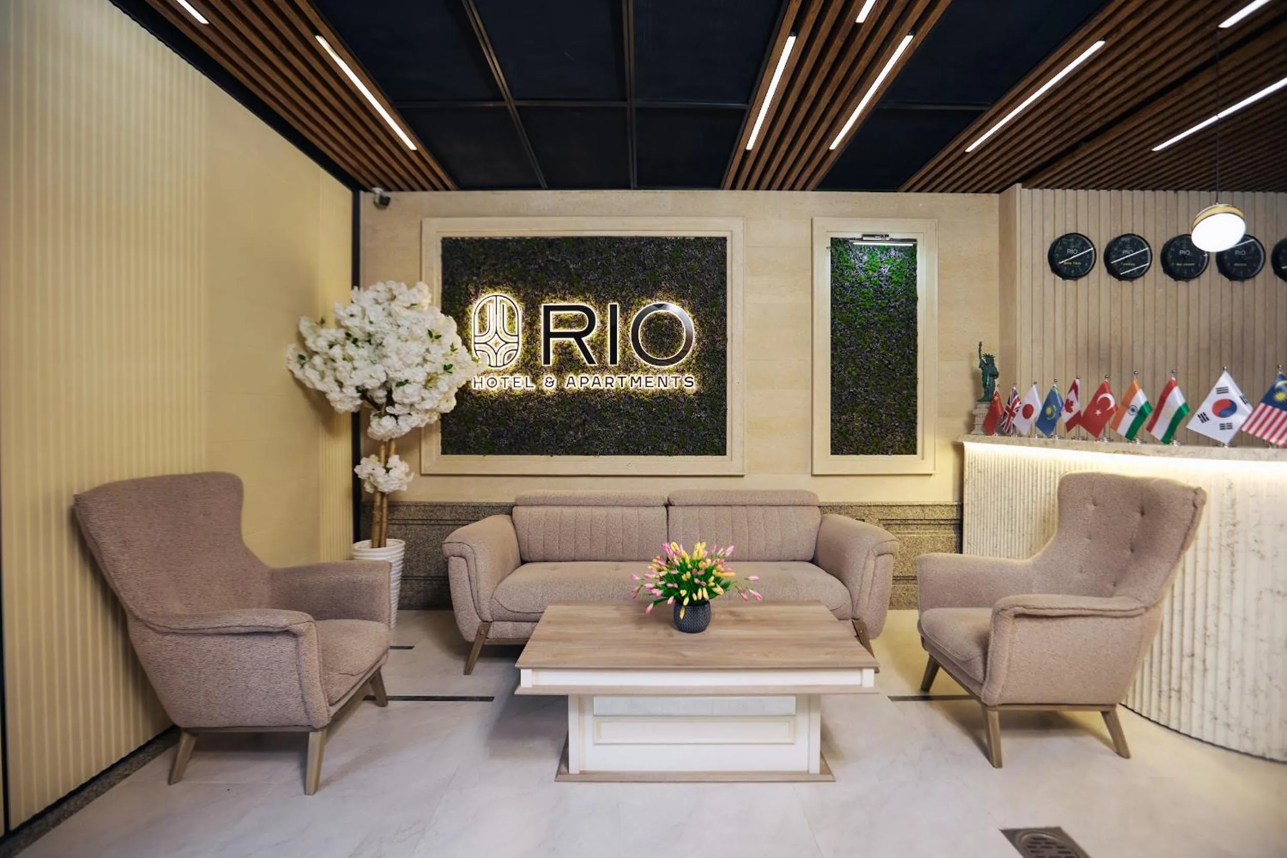 Lobby or reception in RIO Hotel