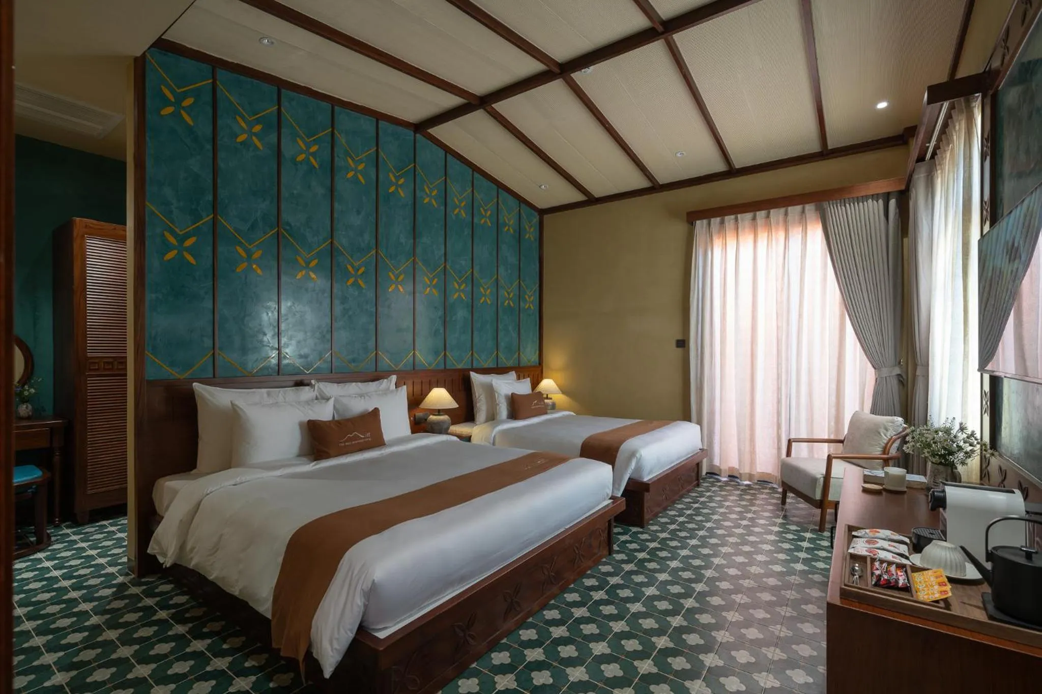 Photo of the whole room, Bed in The Mist Boutique DaLat Hotel