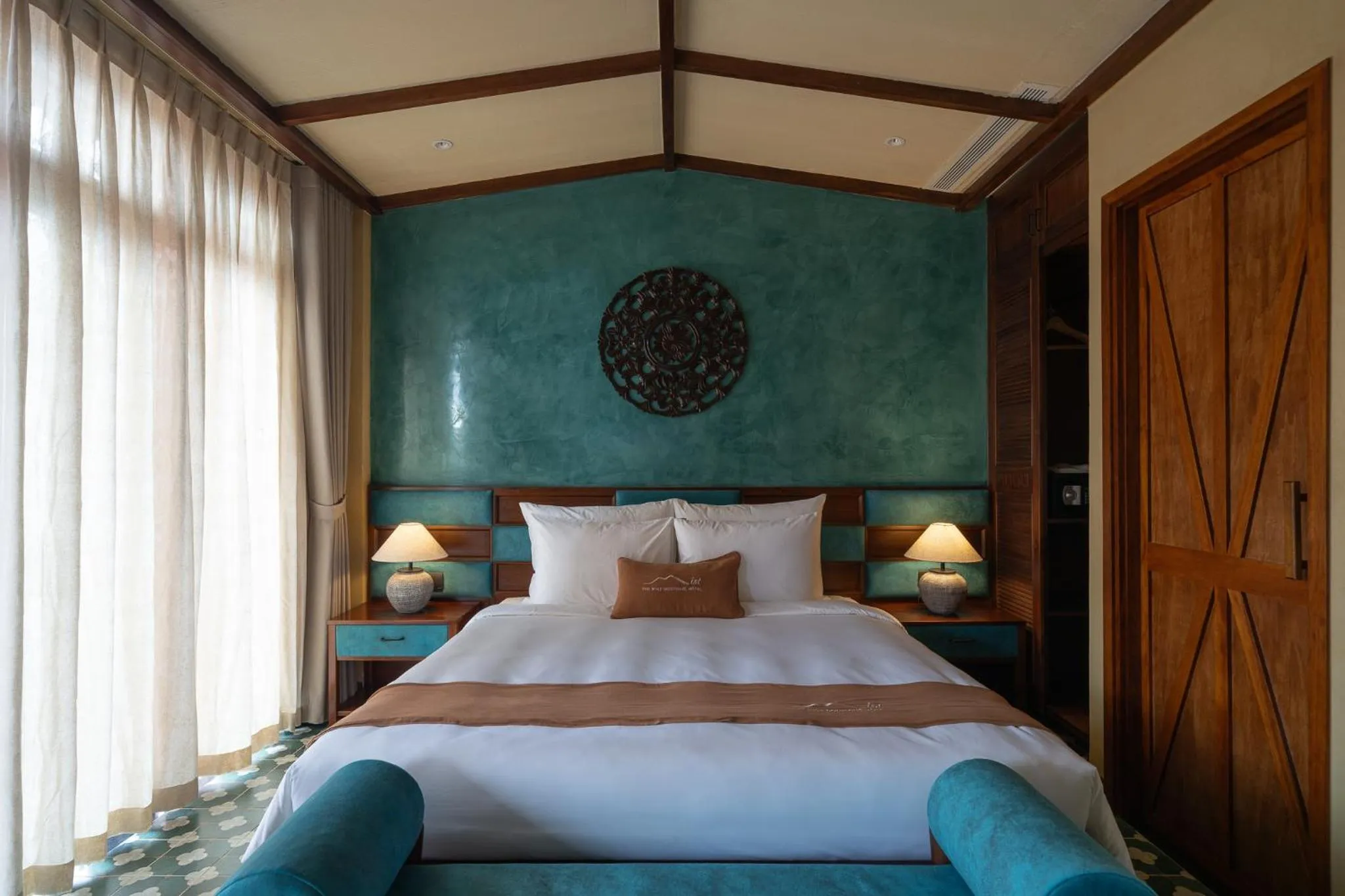 Bedroom, Bed in The Mist Boutique DaLat Hotel