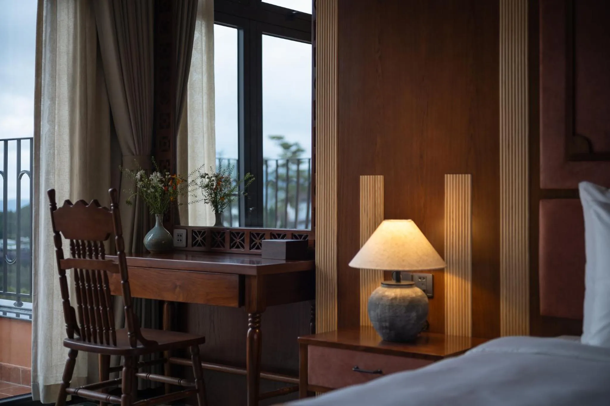 furniture, Bed in The Mist Boutique DaLat Hotel