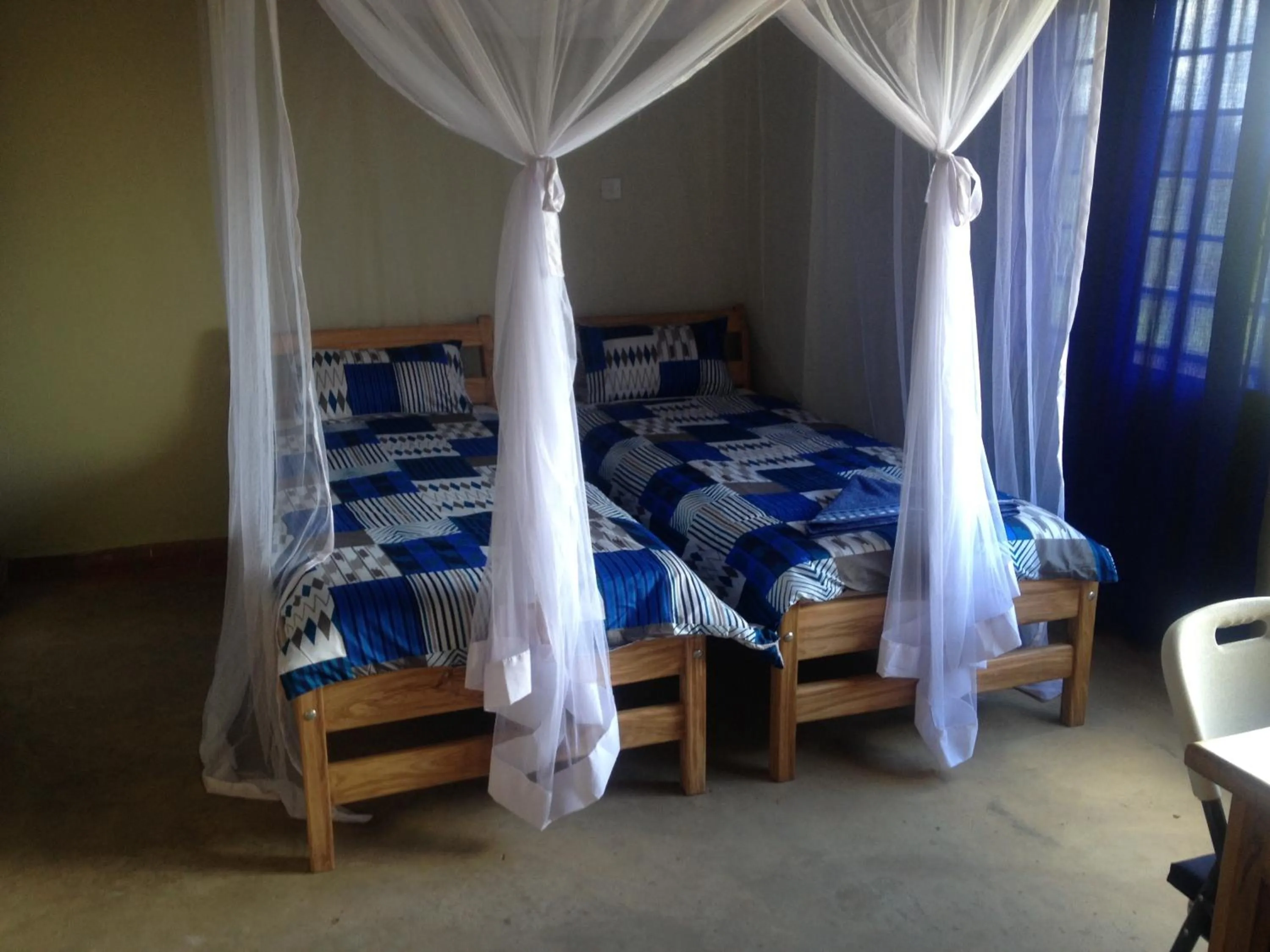 Bed in Yellow Haven Lodge